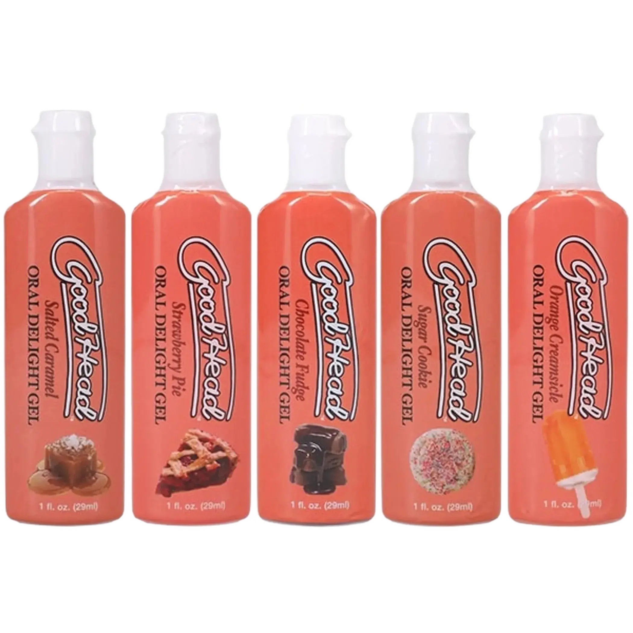 GOODHEAD ORAL DELIGHT GEL 5 PK DESSERTS Doc Johnson Novelties