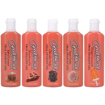 GOODHEAD ORAL DELIGHT GEL 5 PK DESSERTS Doc Johnson Novelties