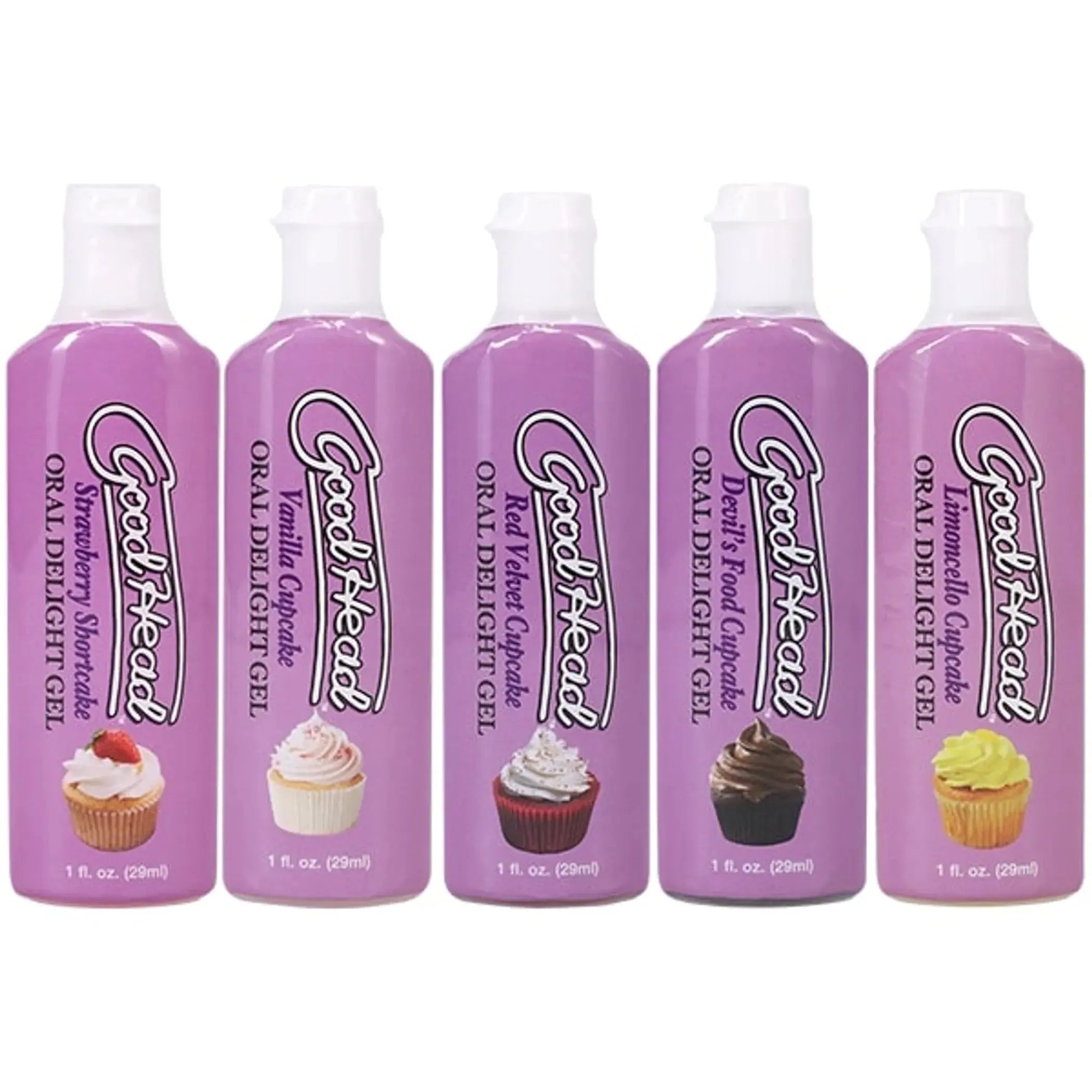Goodhead Oral Delight Gel Cupcake Collection Doc Johnson Novelties
