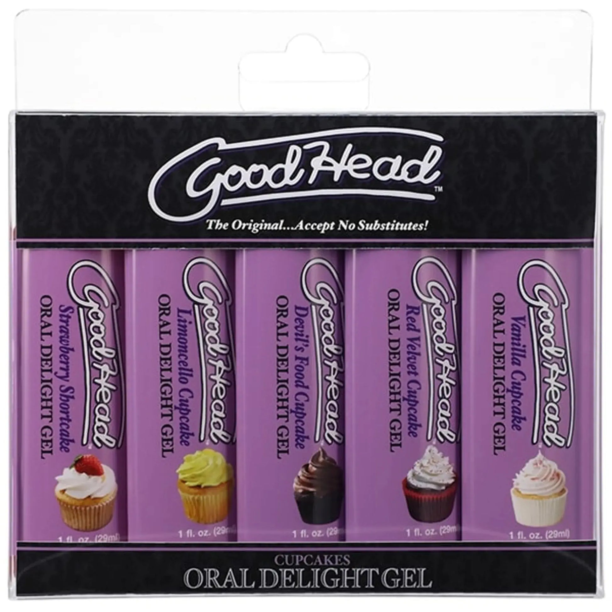 Goodhead Oral Delight Gel Cupcake Collection Doc Johnson Novelties