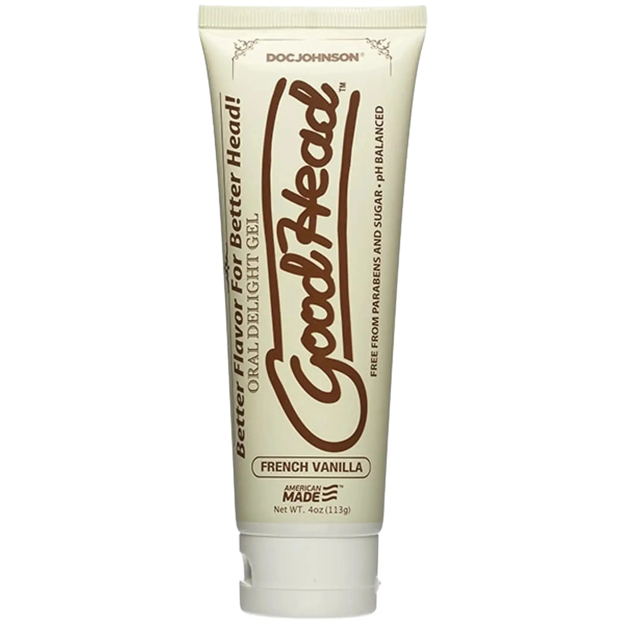 GOODHEAD ORAL DELIGHT GEL 4 OZ FRENCH VANILLA (BULK) Doc Johnson Novelties
