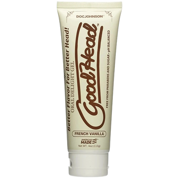 GOODHEAD ORAL DELIGHT GEL 4 OZ FRENCH VANILLA (BULK) Doc Johnson Novelties