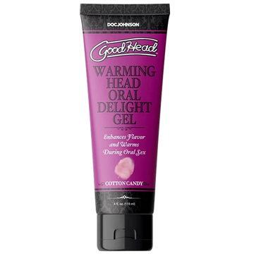 GOODHEAD WARMING ORAL DELIGHT GEL COTTON CANDY 4 OZ (BULK) Doc Johnson Novelties