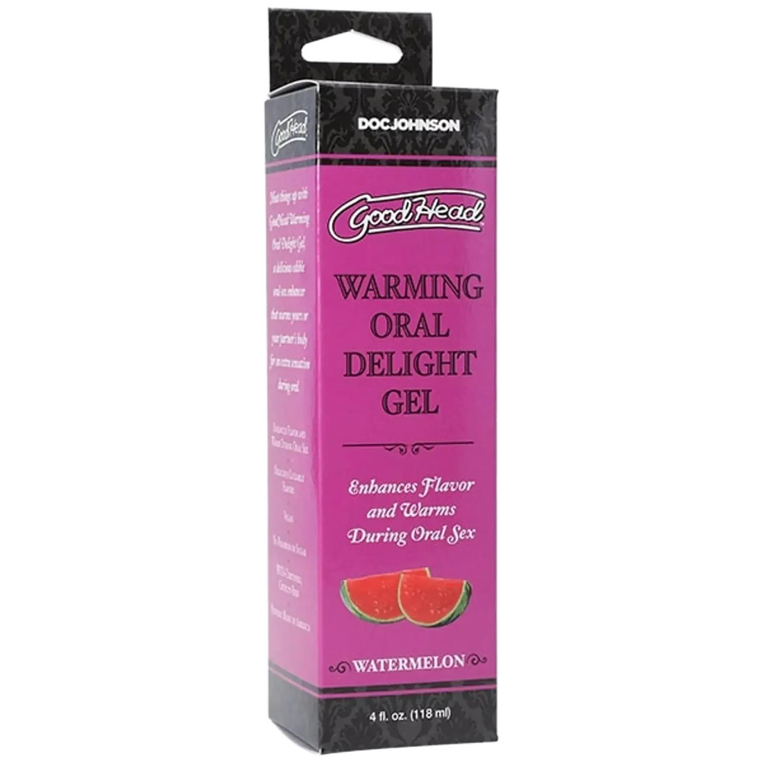 GOODHEAD WARMING ORAL DELIGHT GEL WATERMELON 4 OZ Doc Johnson Novelties
