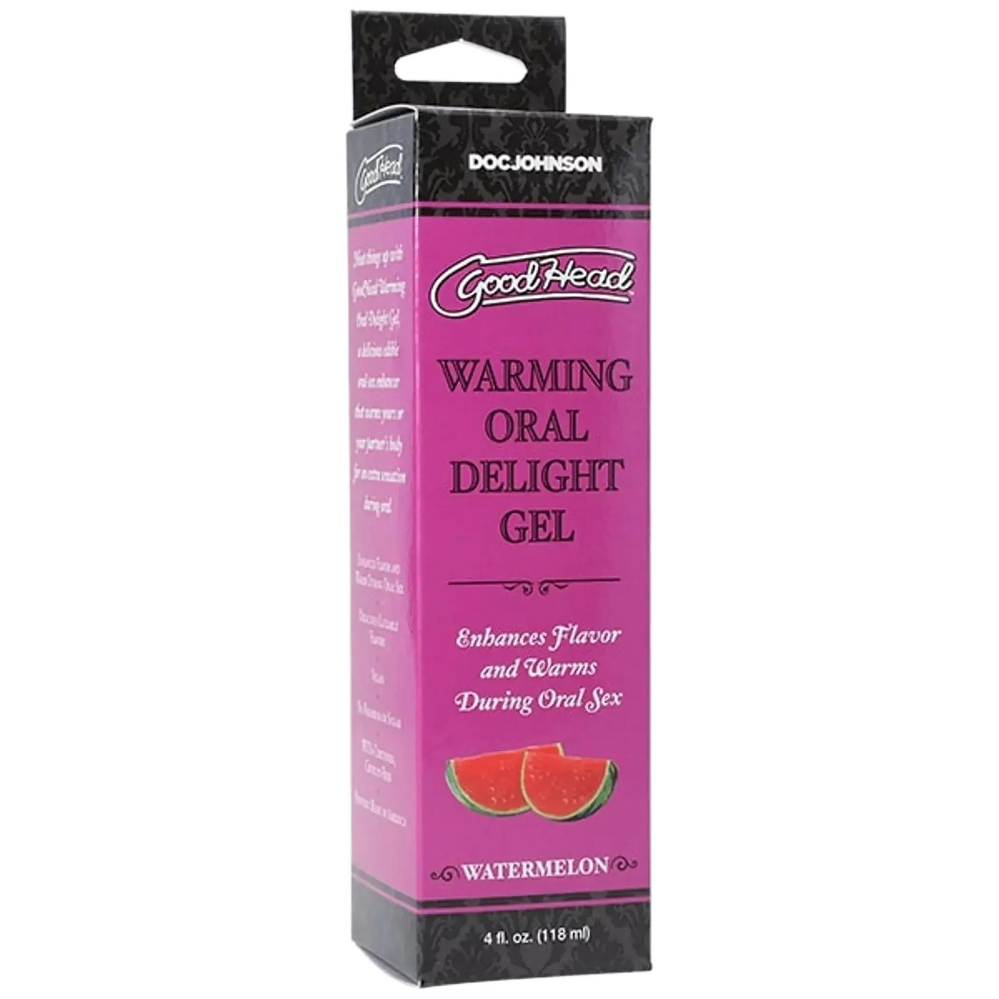 GOODHEAD WARMING ORAL DELIGHT GEL WATERMELON 4 OZ Doc Johnson Novelties