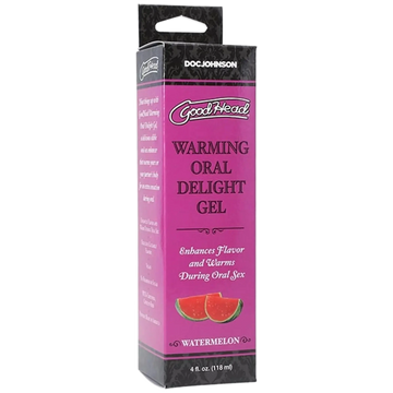 GOODHEAD WARMING ORAL DELIGHT GEL WATERMELON 4 OZ Doc Johnson Novelties
