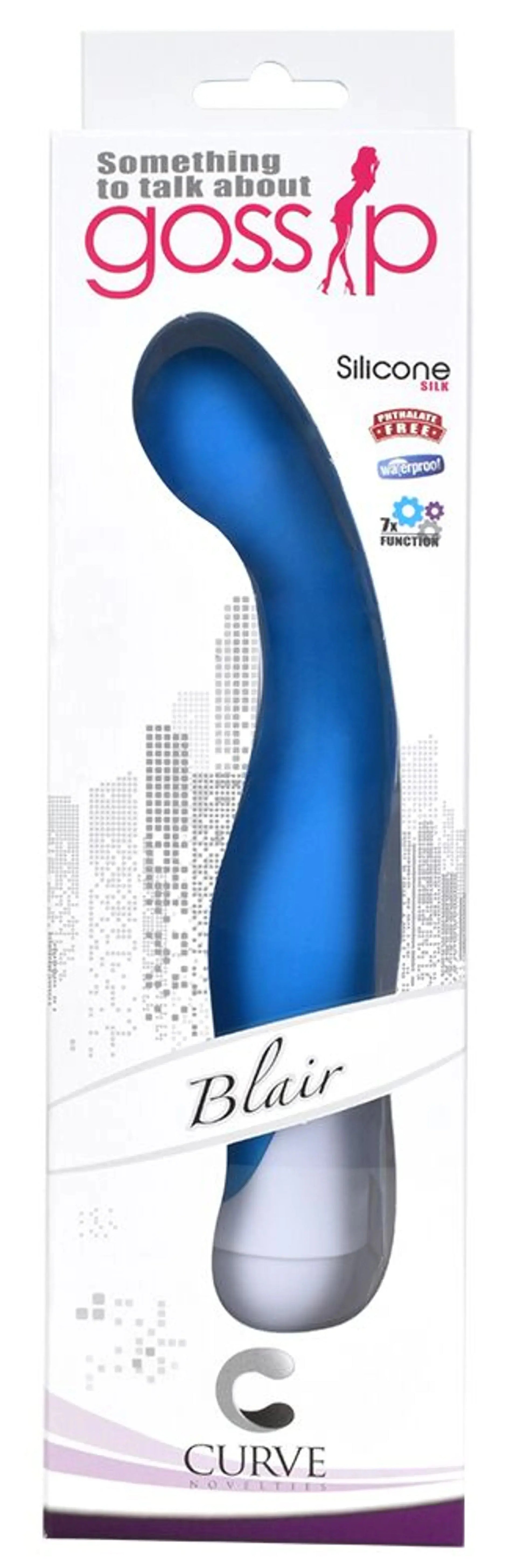 Gossip Blair Azure G-Spot Vibrator CURVE NOVELTIES