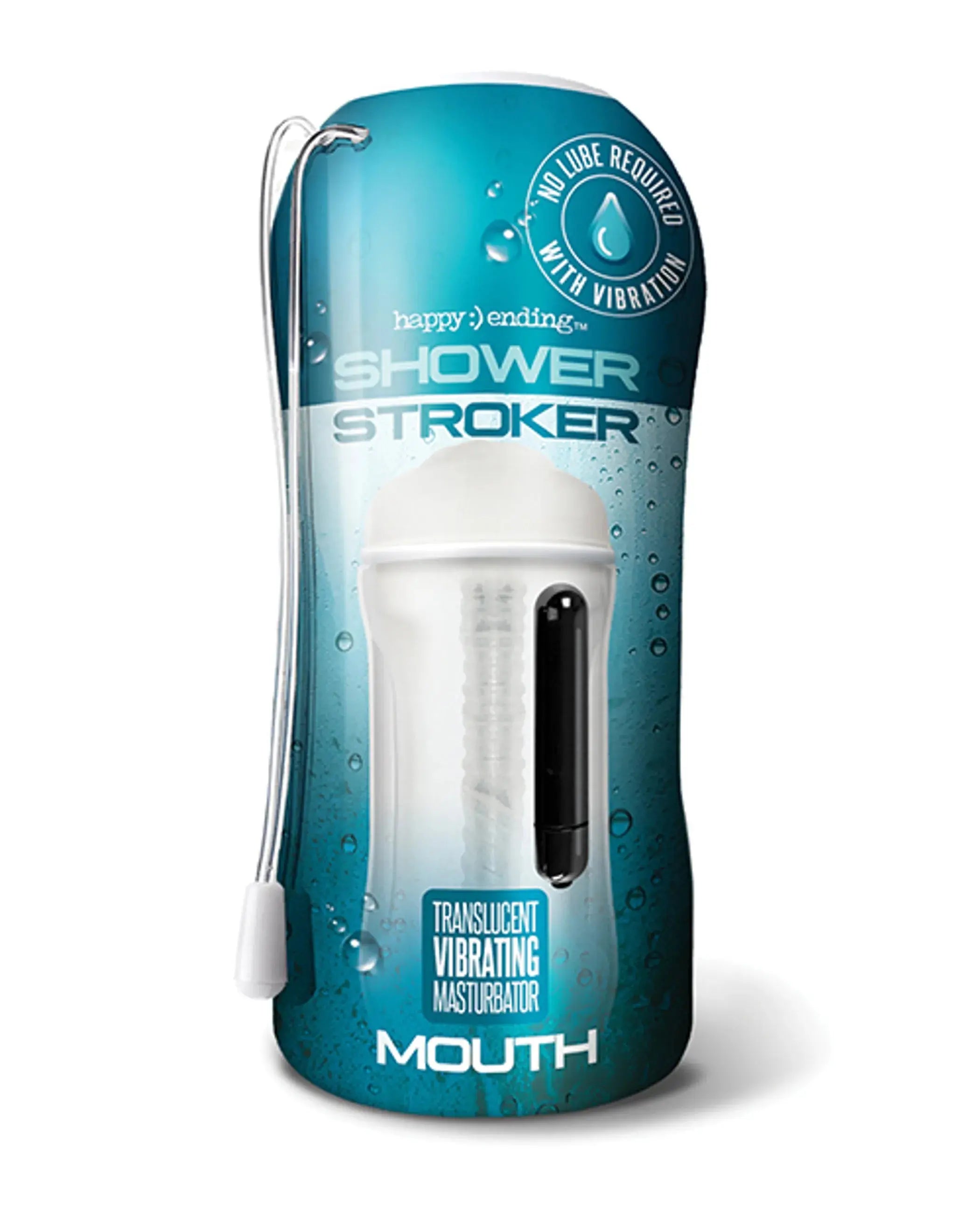 HAPPY ENDING VIBRATING SHOWER STROKER MOUTH Global Novelties