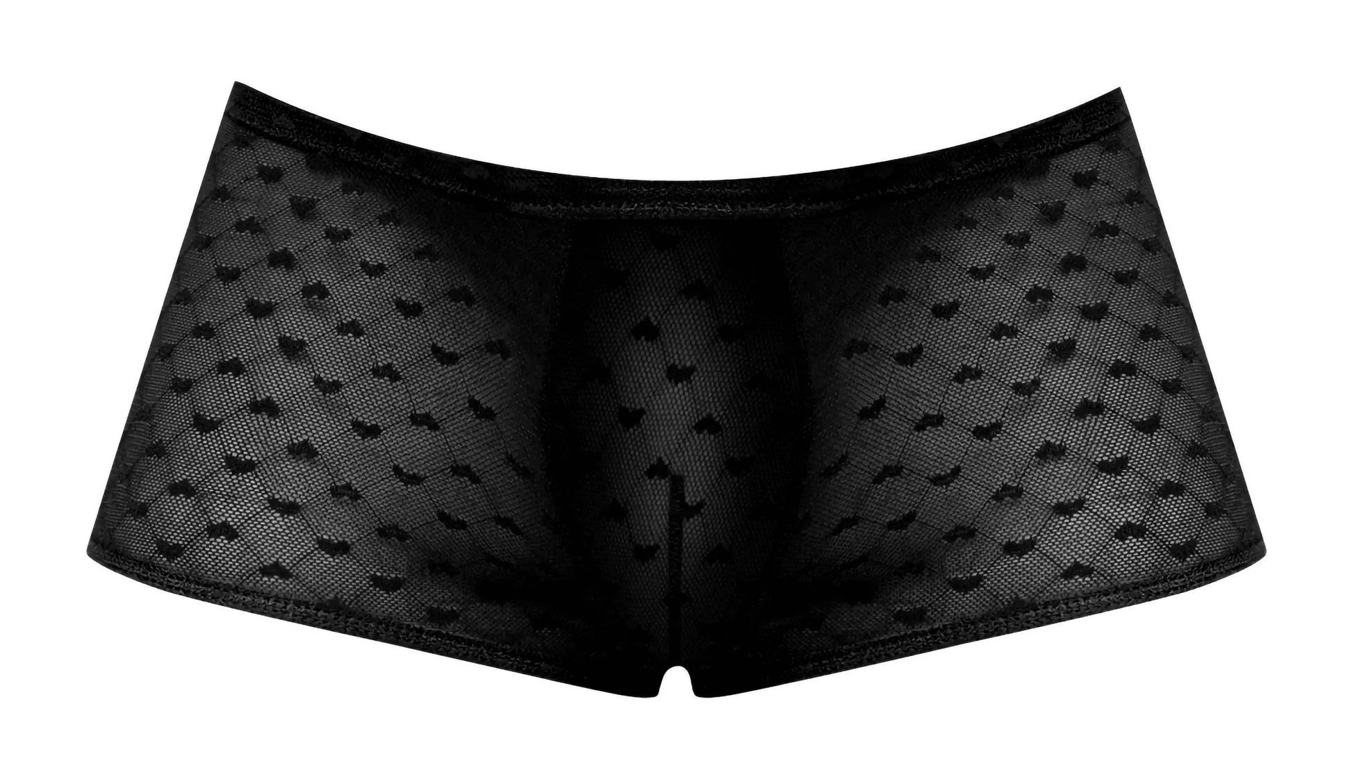 HEART BREAKER MINI SHORT BLACK MEDIUM Male Power Lingerie