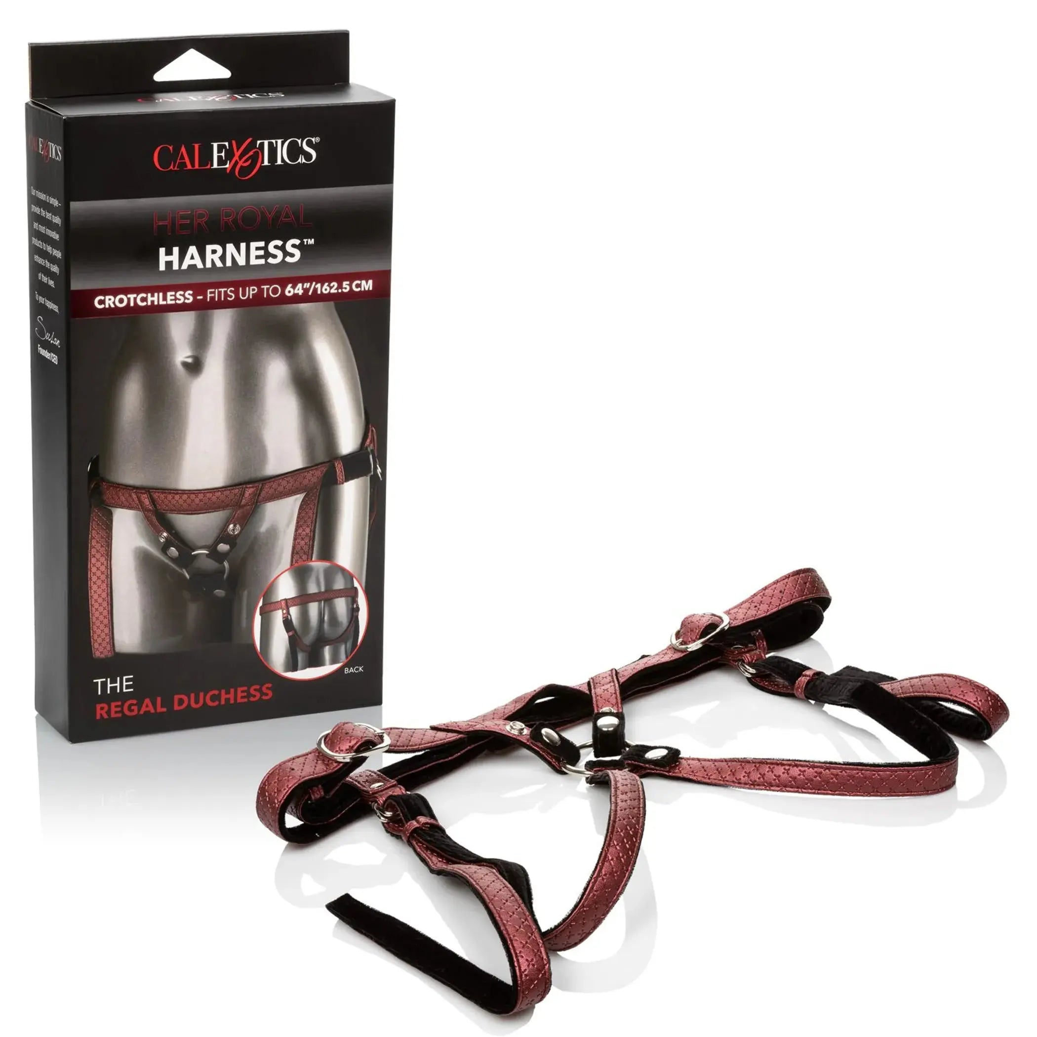 HER ROYAL HARNESS THE REGAL DUCHESS RED California Exotic Novelties