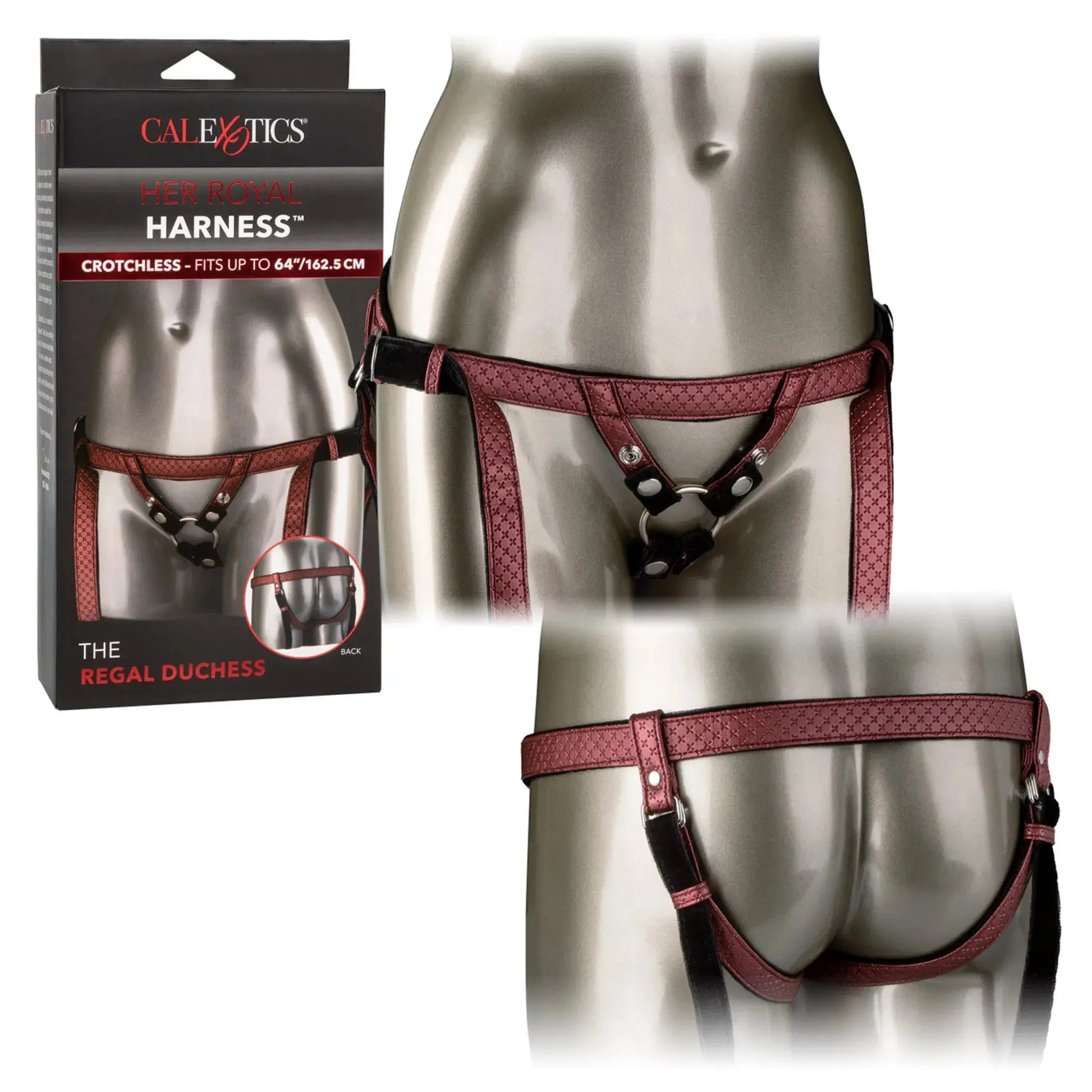 HER ROYAL HARNESS THE REGAL DUCHESS RED California Exotic Novelties