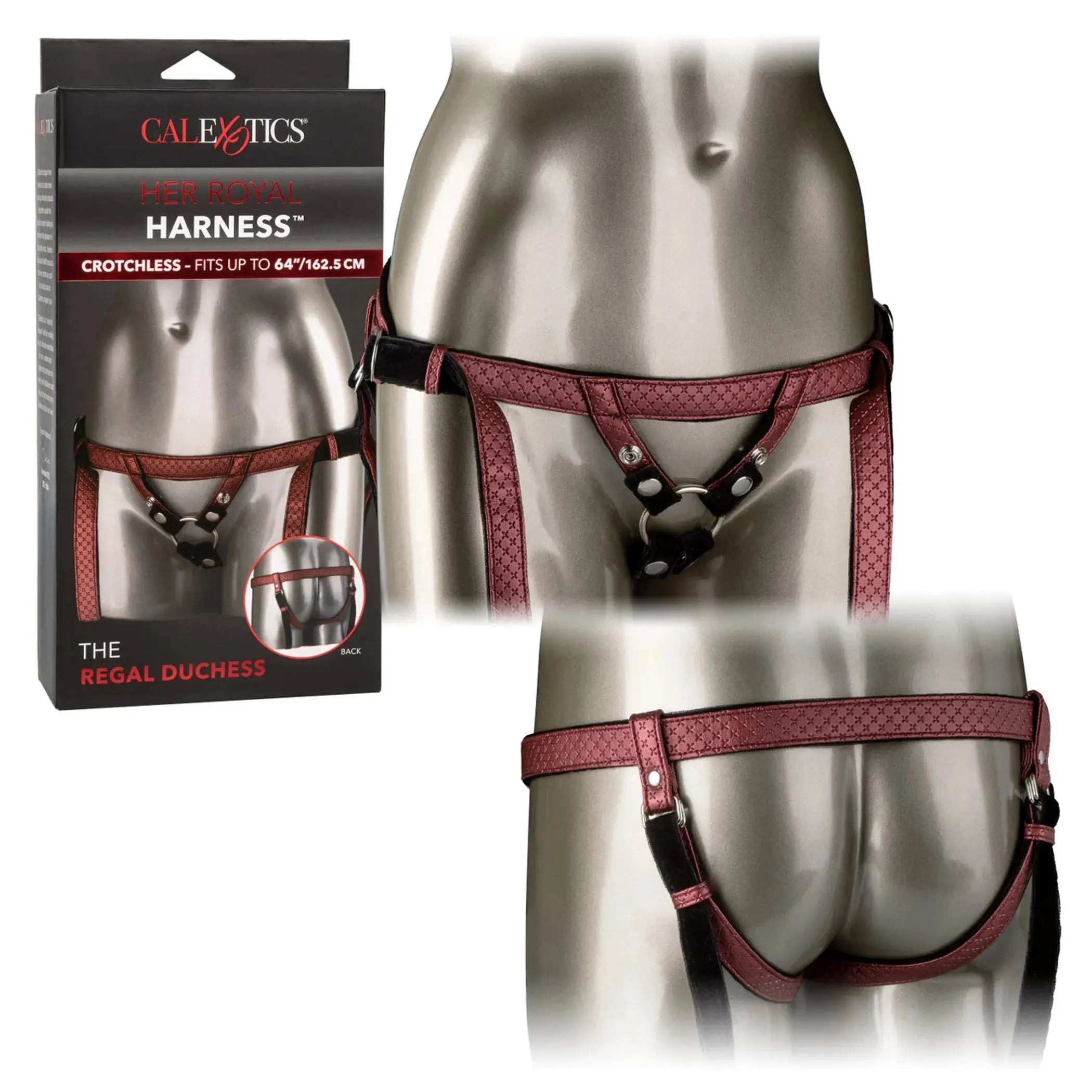 HER ROYAL HARNESS THE REGAL DUCHESS RED California Exotic Novelties