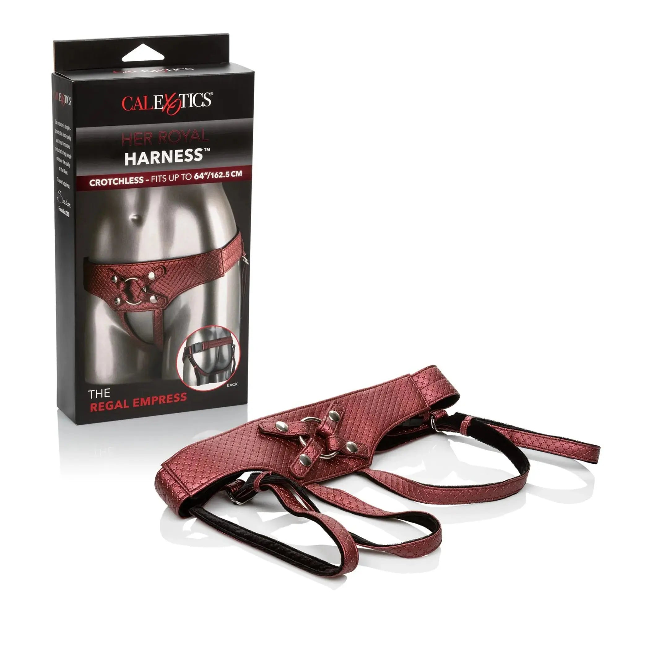 HER ROYAL HARNESS THE REGAL EMPRESS RED California Exotic Novelties