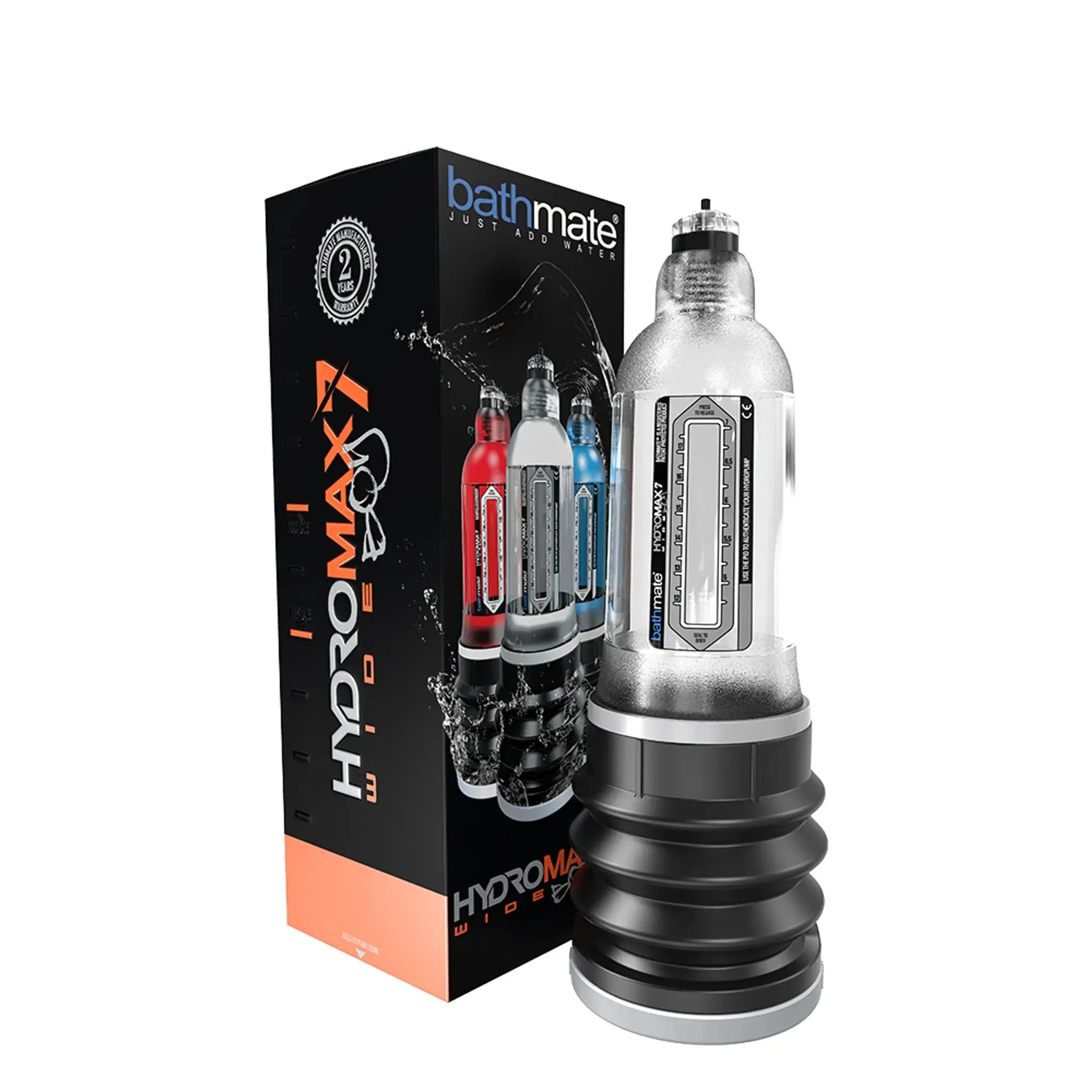 HYDROMAX 7 WIDE BOY CRYSTAL CLEAR (NET) Bathmate