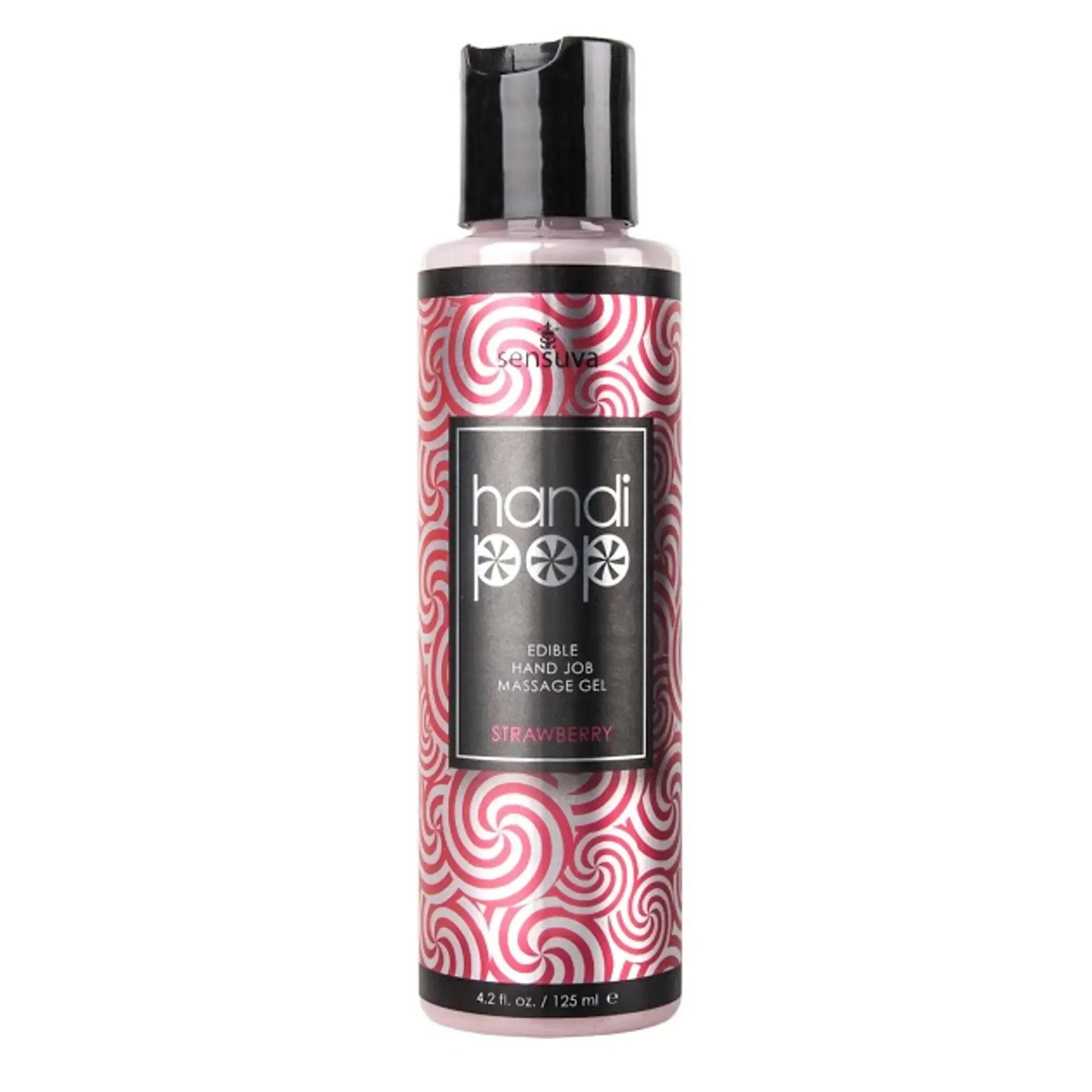 Handipop Strawberry Massage Gel 4.2 oz Sensuva