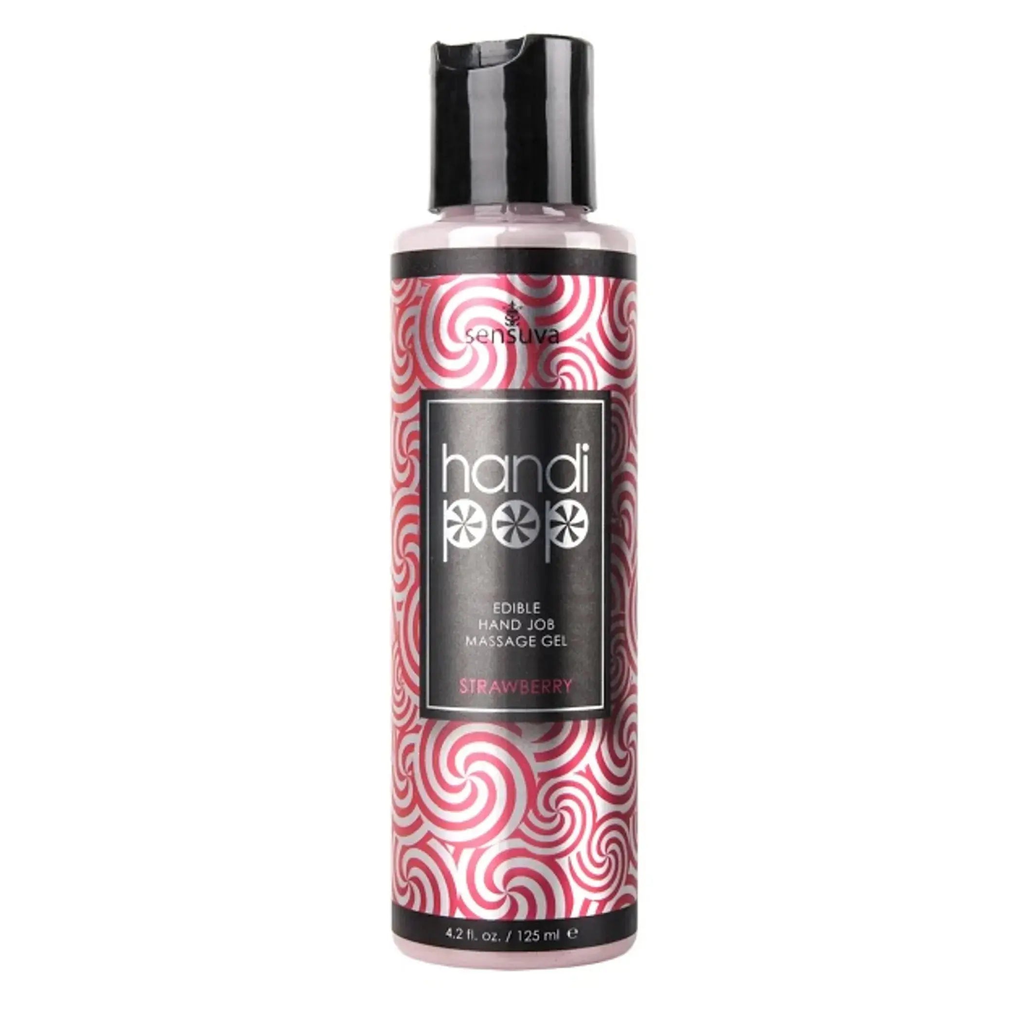 Handipop Strawberry Massage Gel 4.2 oz Sensuva