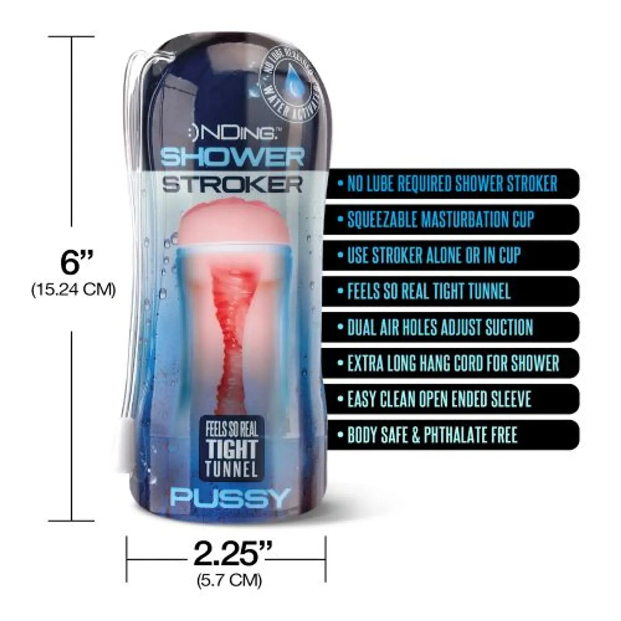 Happy Ending Shower Stroker Pxssy Global Novelties