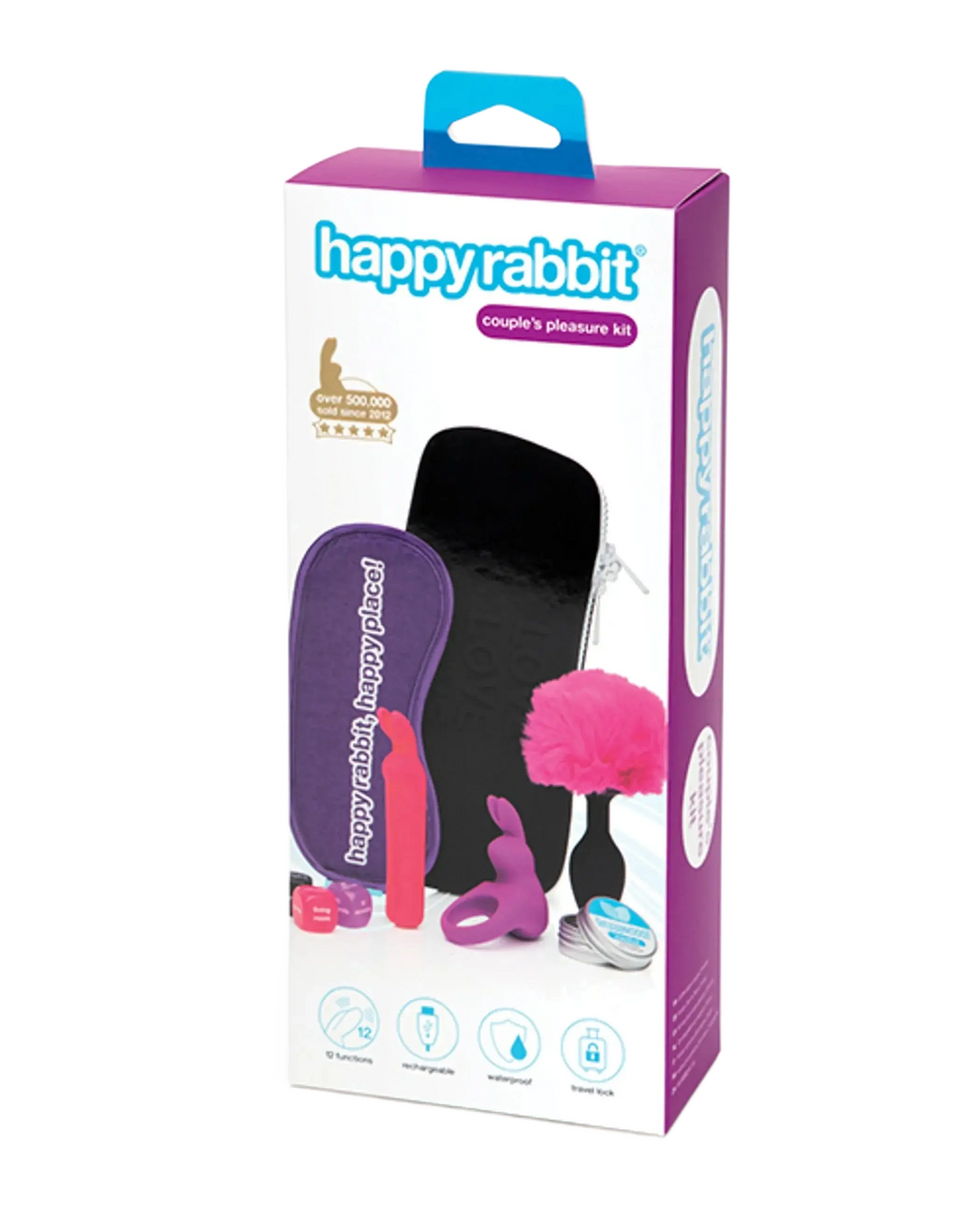 HAPPY RABBIT COUPLES PLEASURE KIT 7PC Love Honey