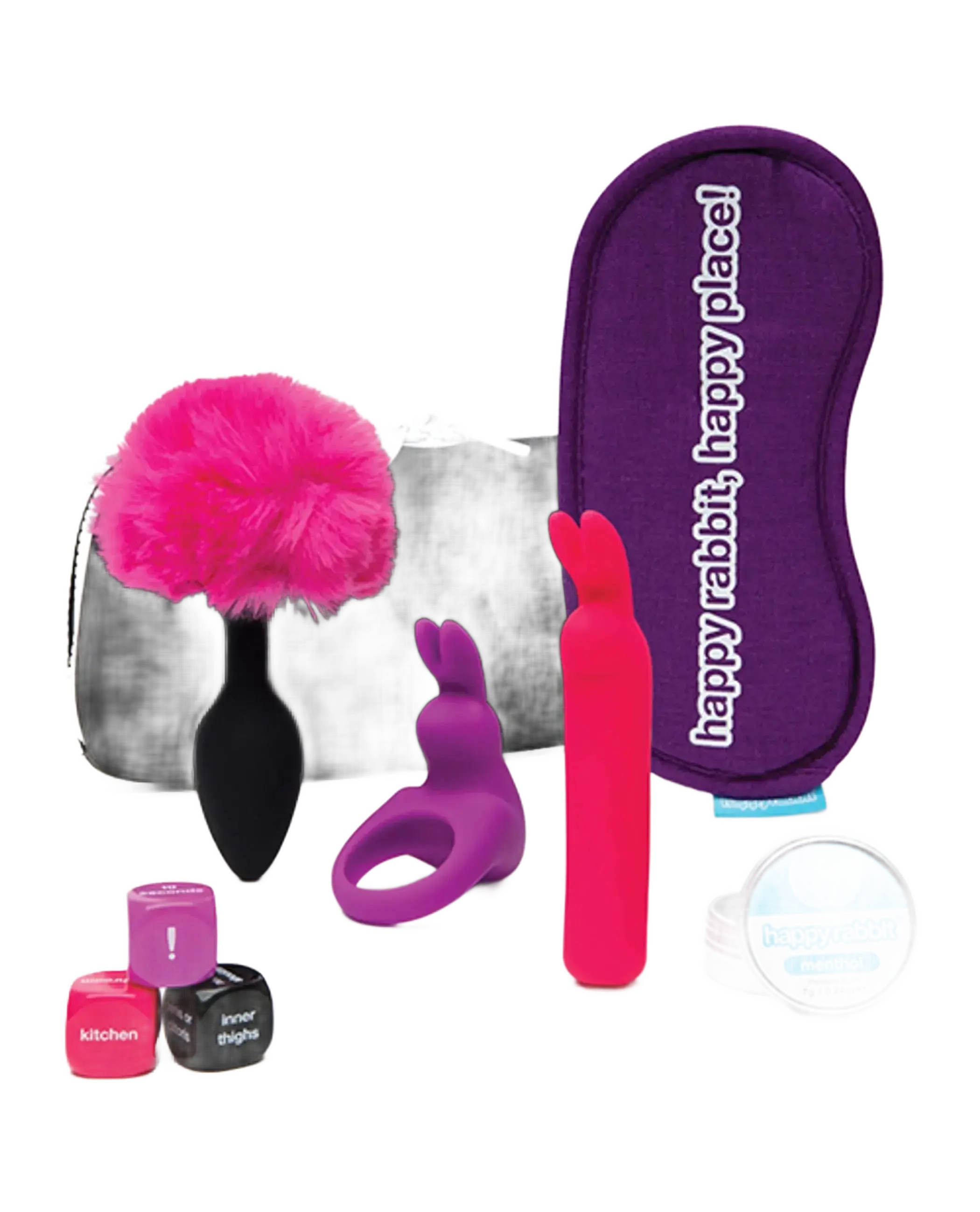 HAPPY RABBIT COUPLES PLEASURE KIT 7PC Love Honey