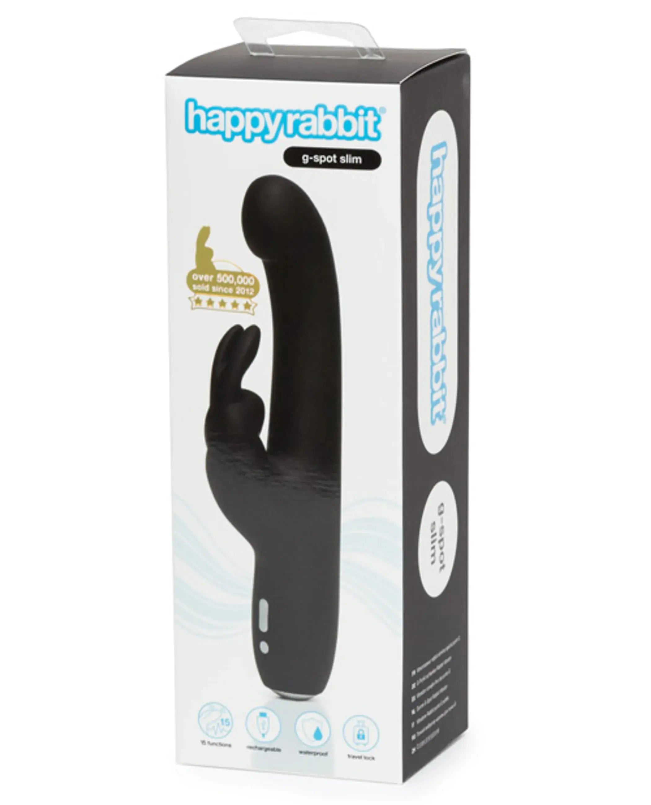 Happy Rabbit Slimline G-Spot Rechargeable Vibrator Love Honey
