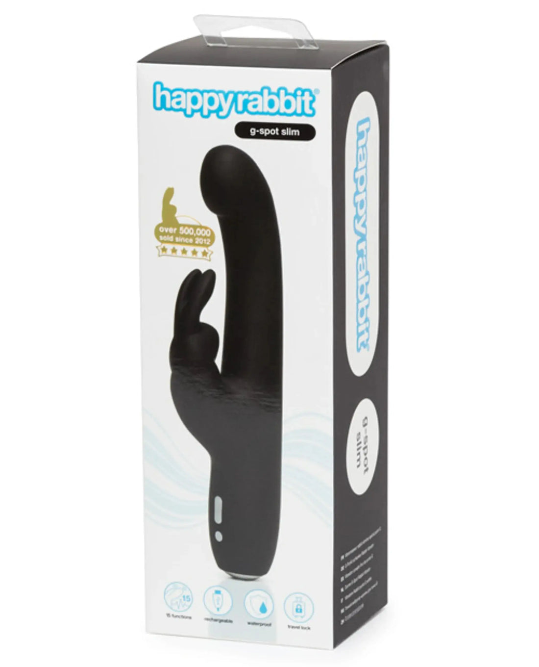 Happy Rabbit Slimline G-Spot Rechargeable Vibrator Love Honey