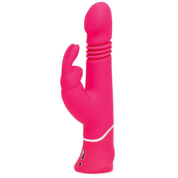 Happy Rabbit Thrusting Rechargeable Rabbit - Pink Love Honey
