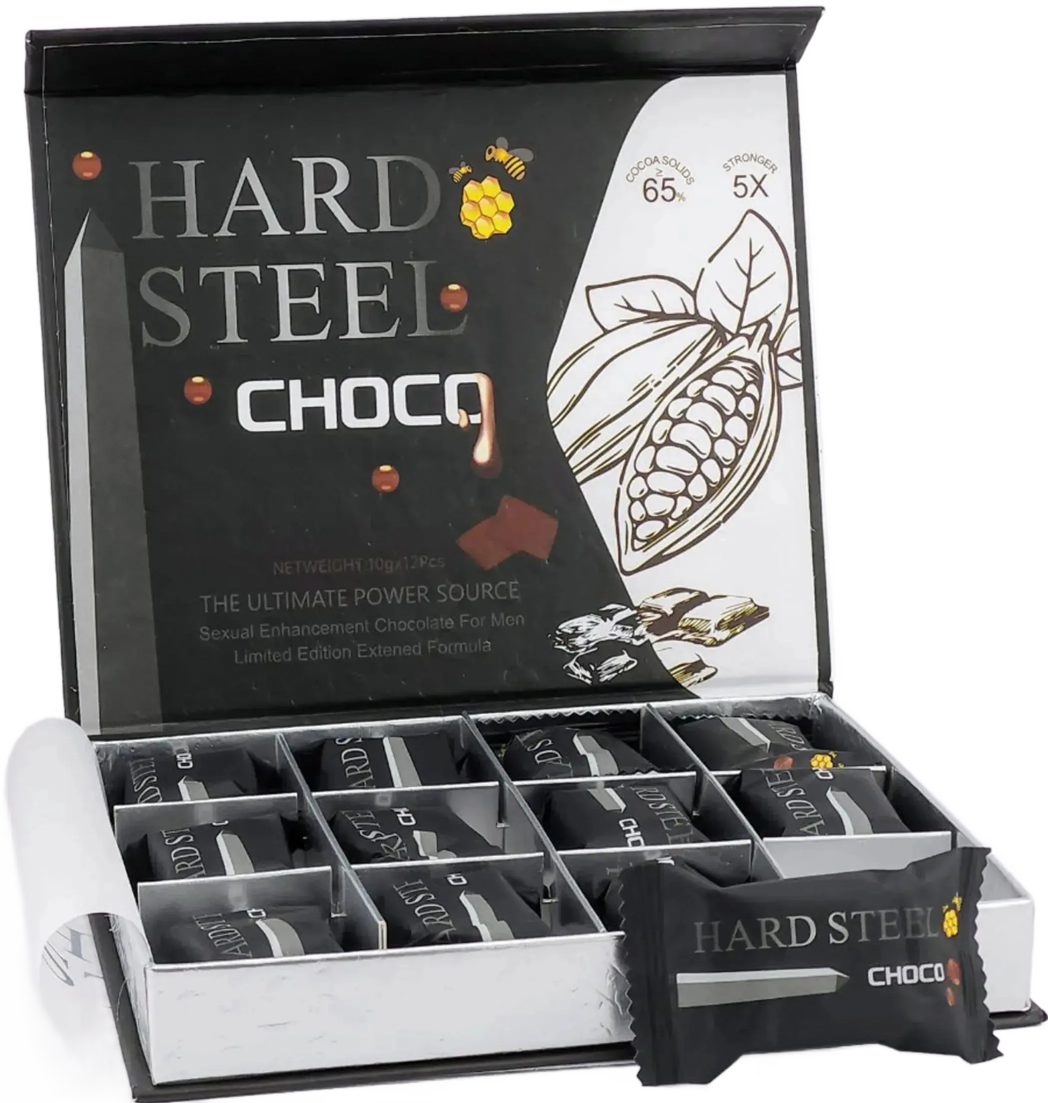 Hard Steel Sexual Enhancement Chocolate Supercore Products Group