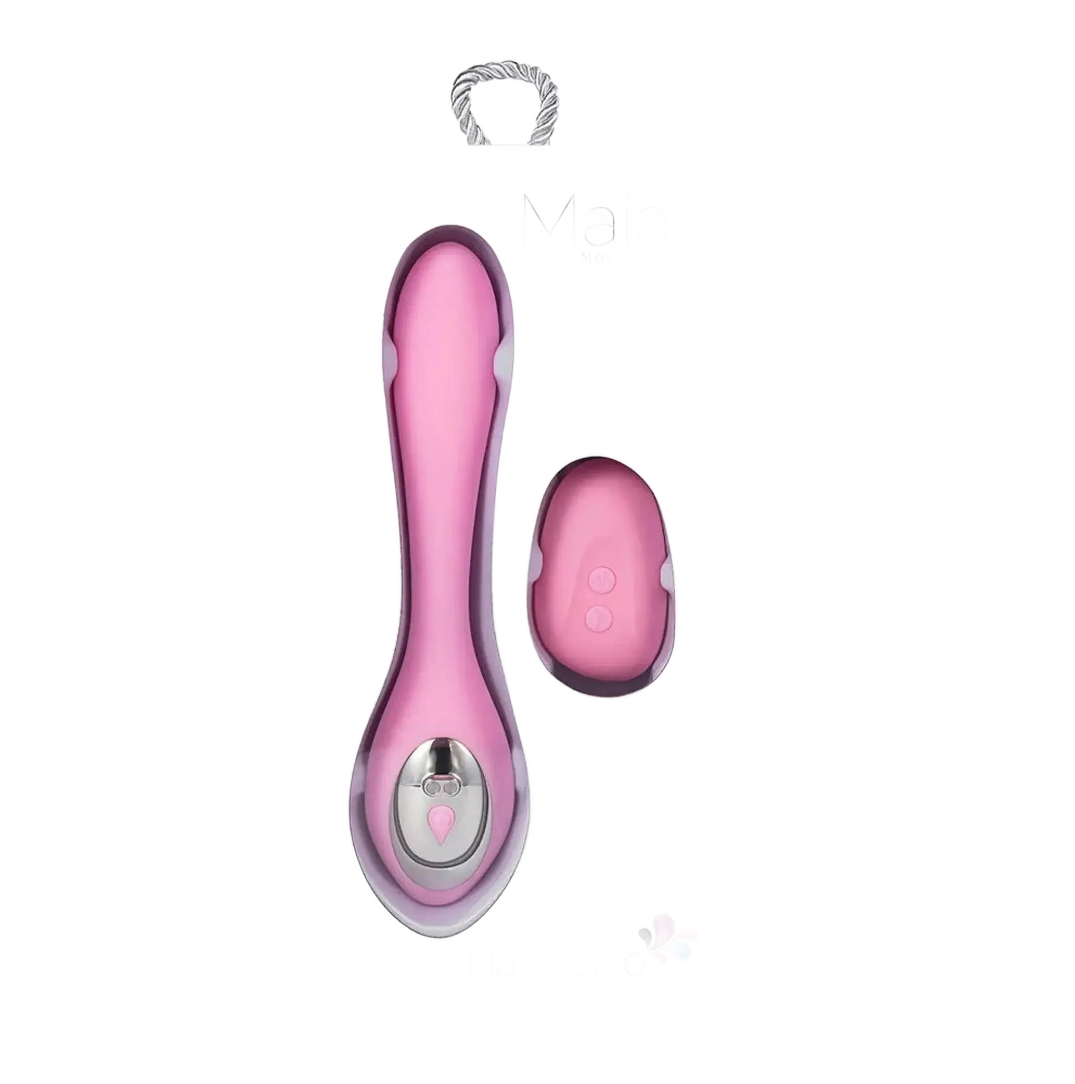 HARMONIE PINK BENDABLE DUAL VIBRATOR W/ REMOTE CONTROL Maia Toys