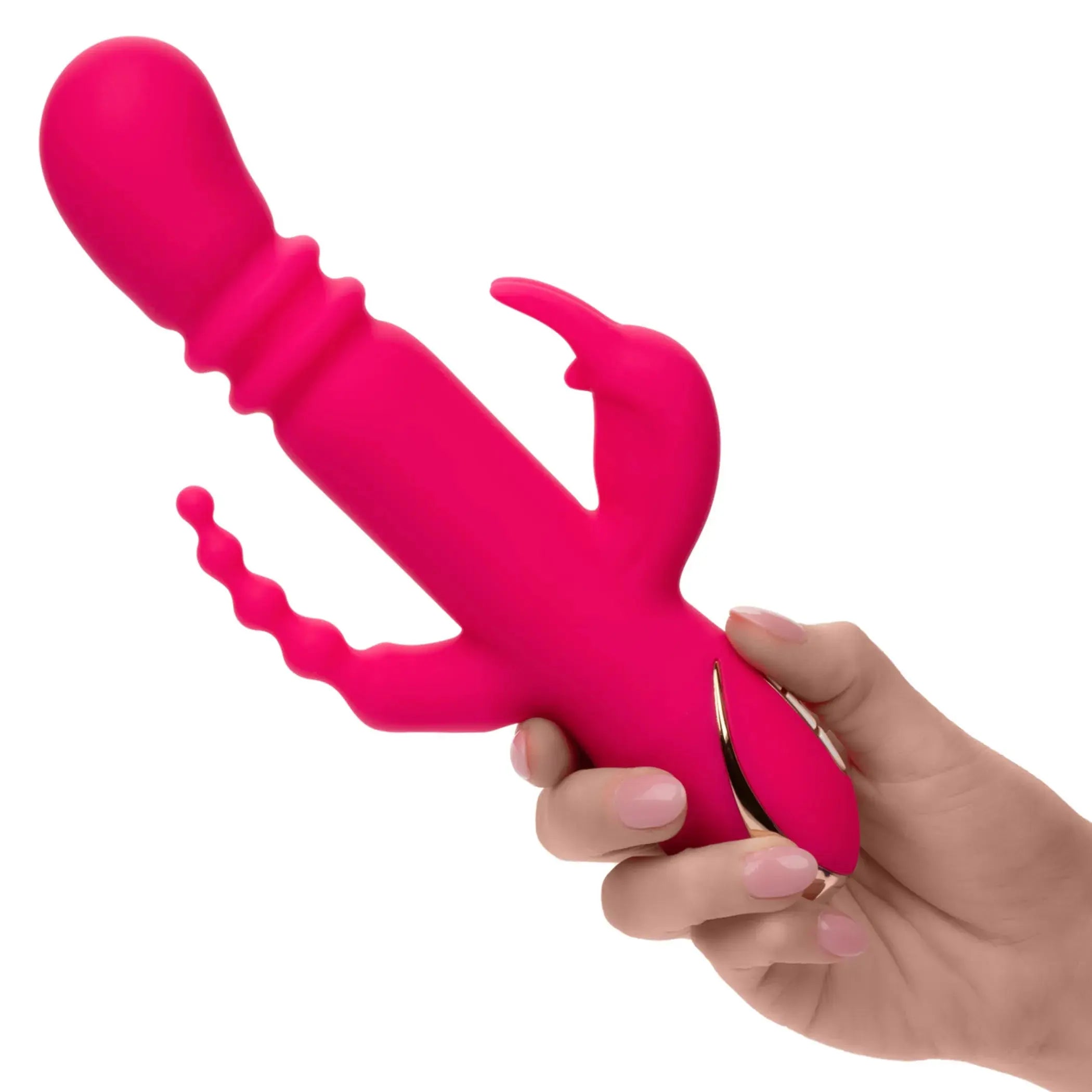 Heated Triple Fantasy Rabbit California Exotic Novelties
