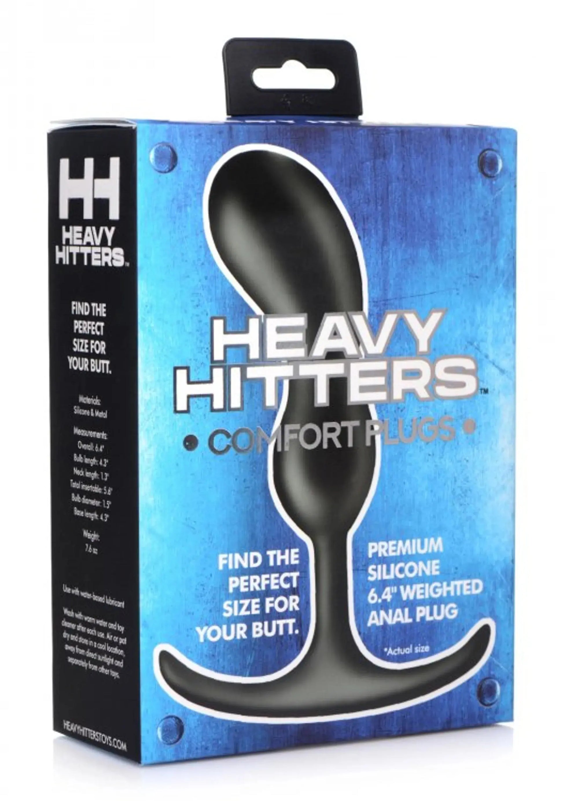 Heavy Hitters Comfort Plugs Medium Anal Plug XR Brands