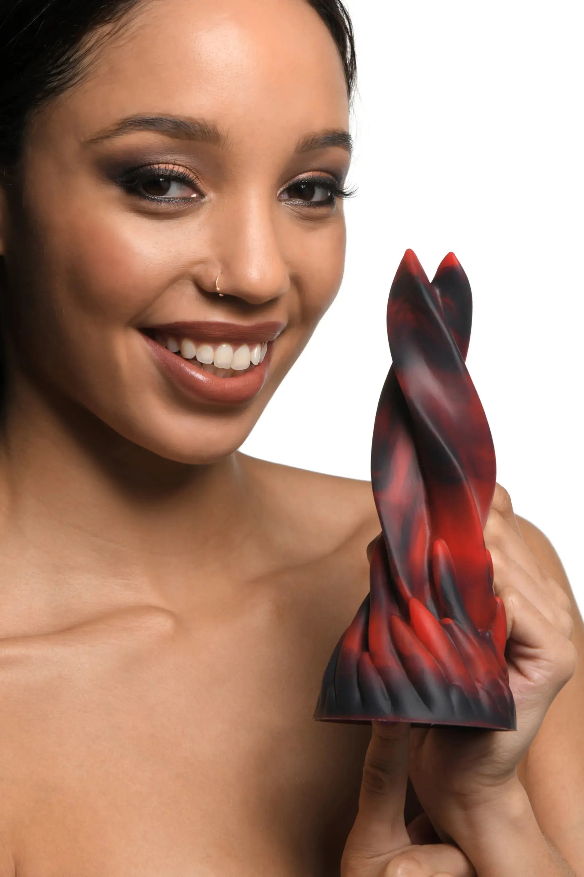Hell Kiss Twisted Silicone Dildo XR Brands