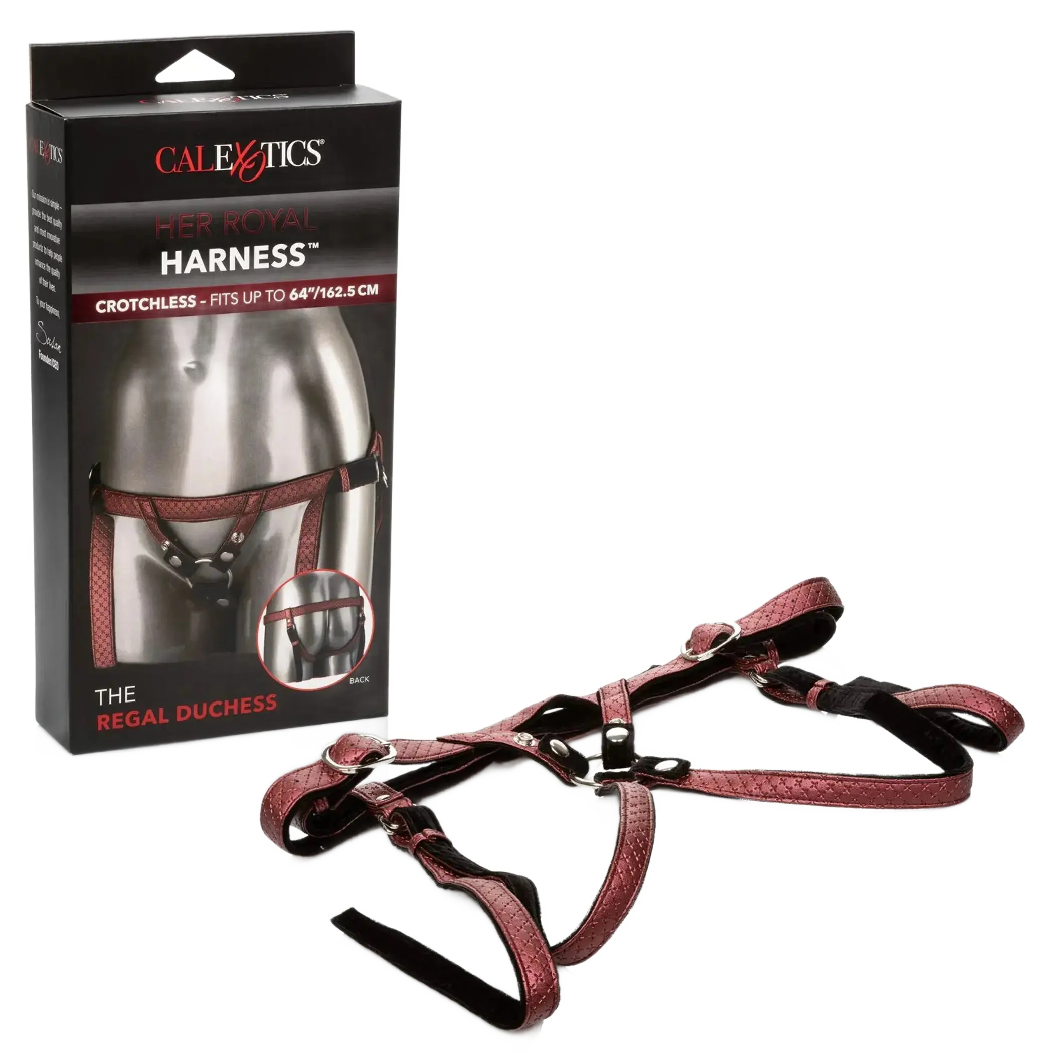 HER ROYAL HARNESS THE REGAL DUCHESS RED California Exotic Novelties