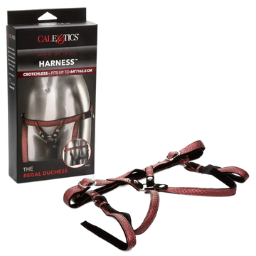 HER ROYAL HARNESS THE REGAL DUCHESS RED California Exotic Novelties
