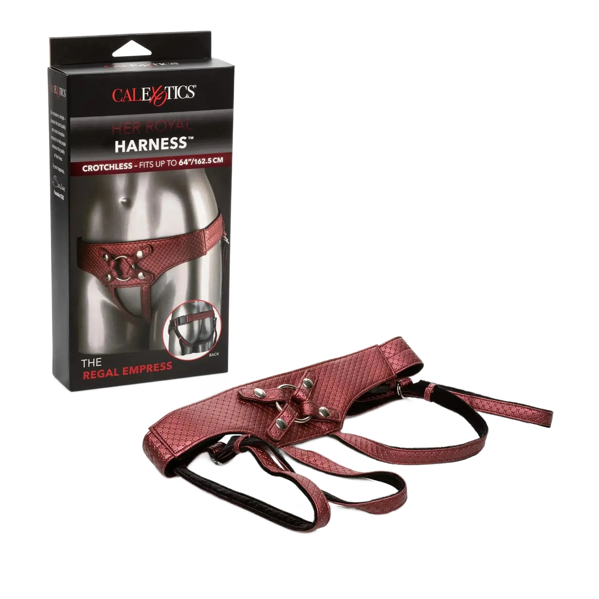 HER ROYAL HARNESS THE REGAL EMPRESS RED California Exotic Novelties