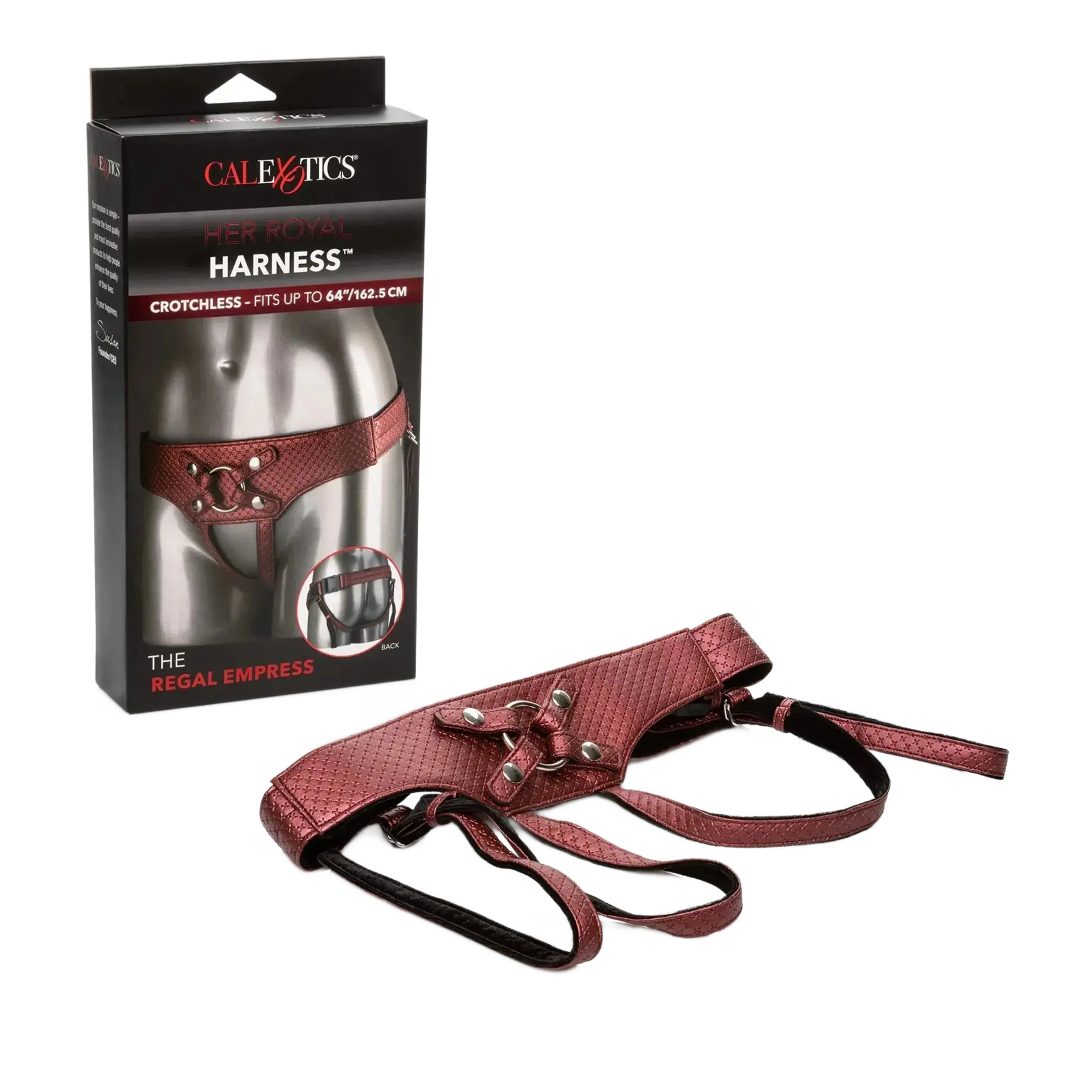 HER ROYAL HARNESS THE REGAL EMPRESS RED California Exotic Novelties