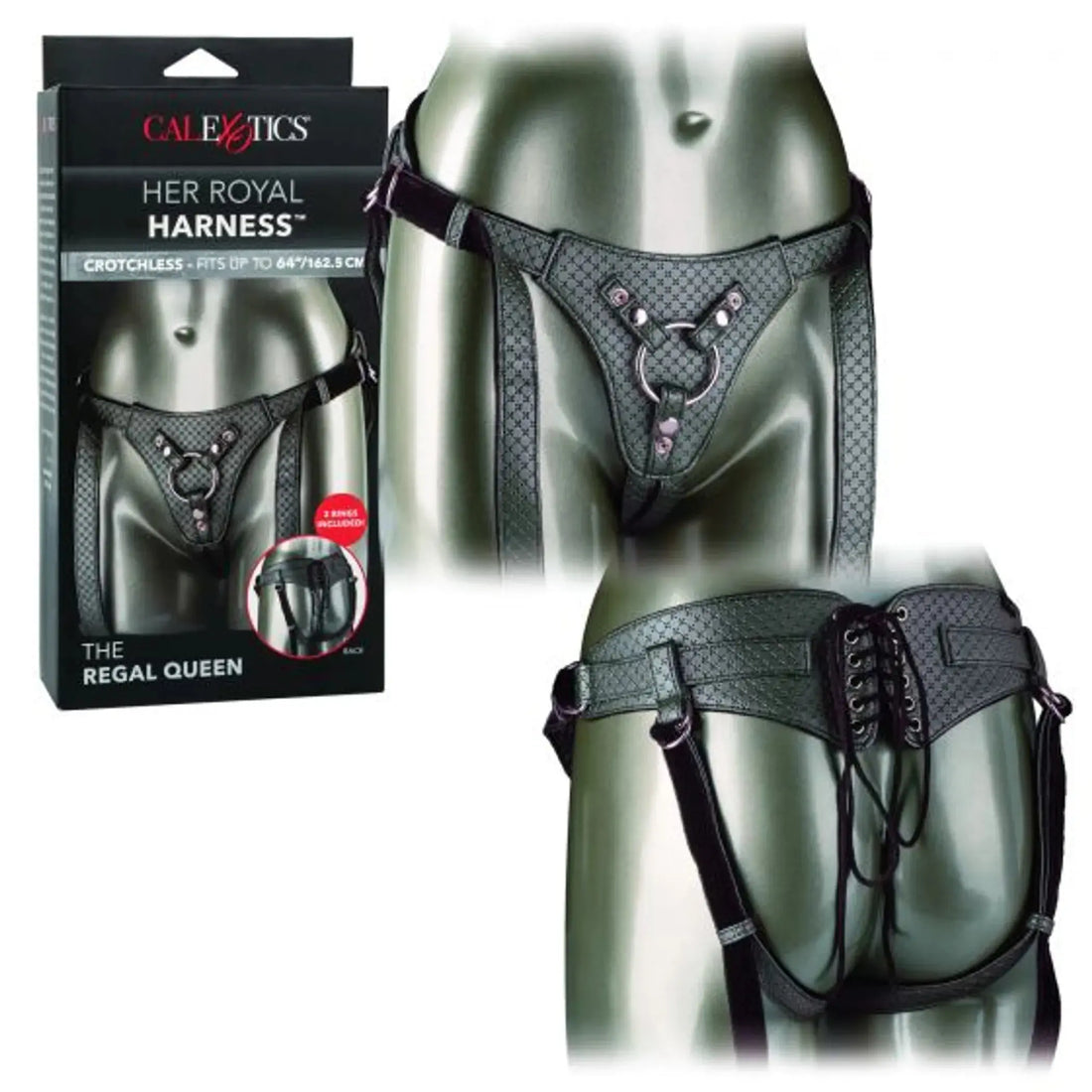 Her Royal Harness The Regal Queen Pewter California Exotic Novelties