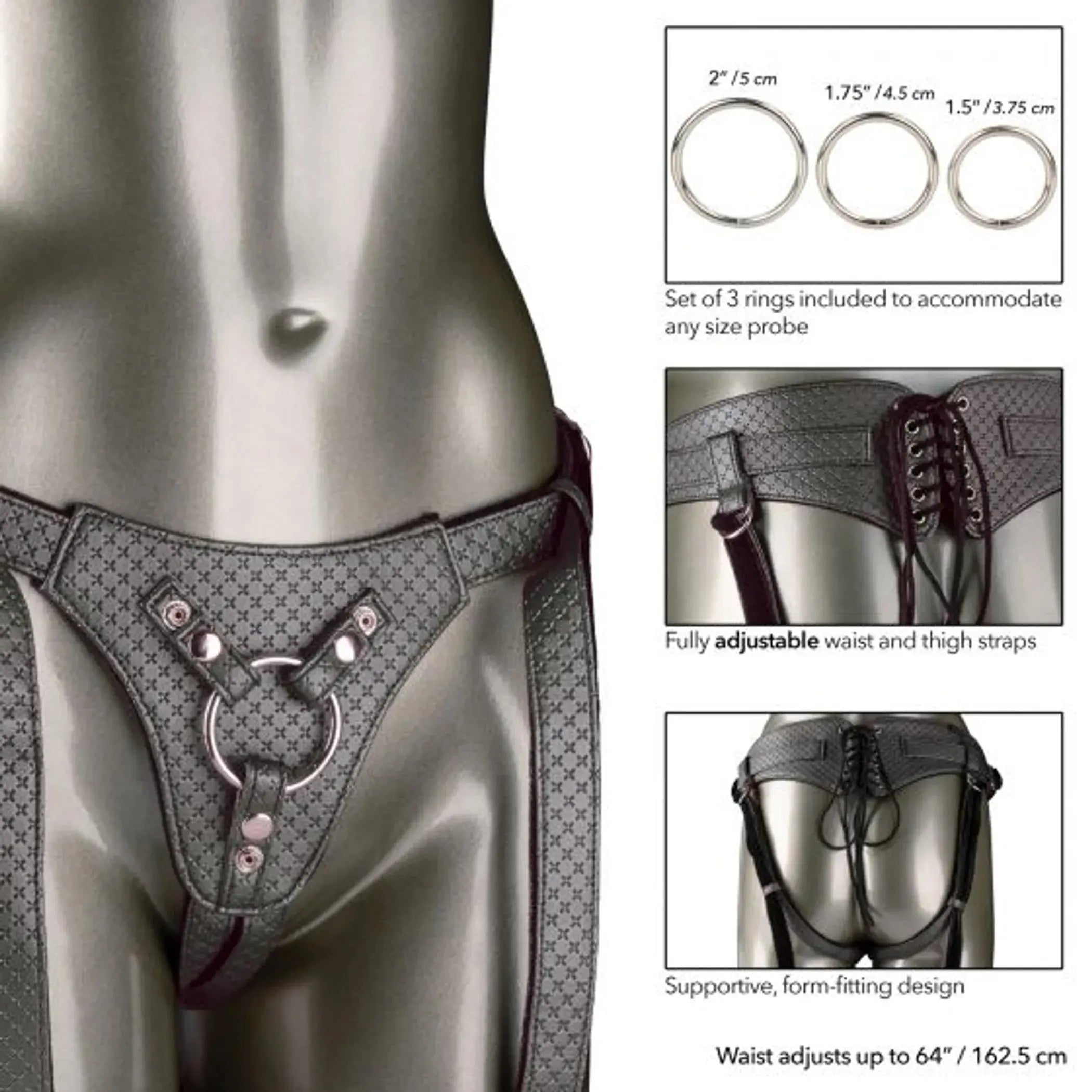 Her Royal Harness The Regal Queen Pewter California Exotic Novelties