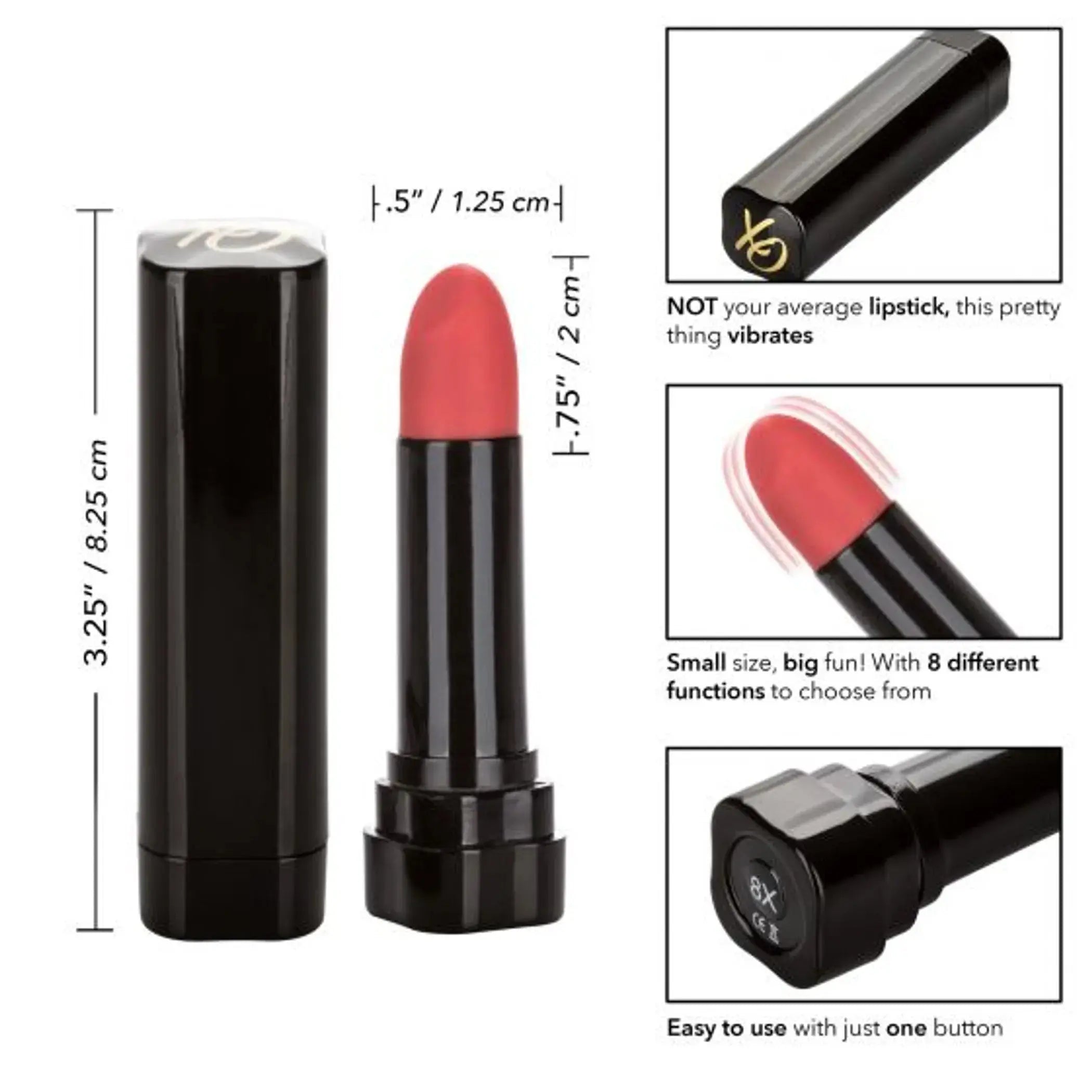 Hide & Play Lipstick Red California Exotic Novelties