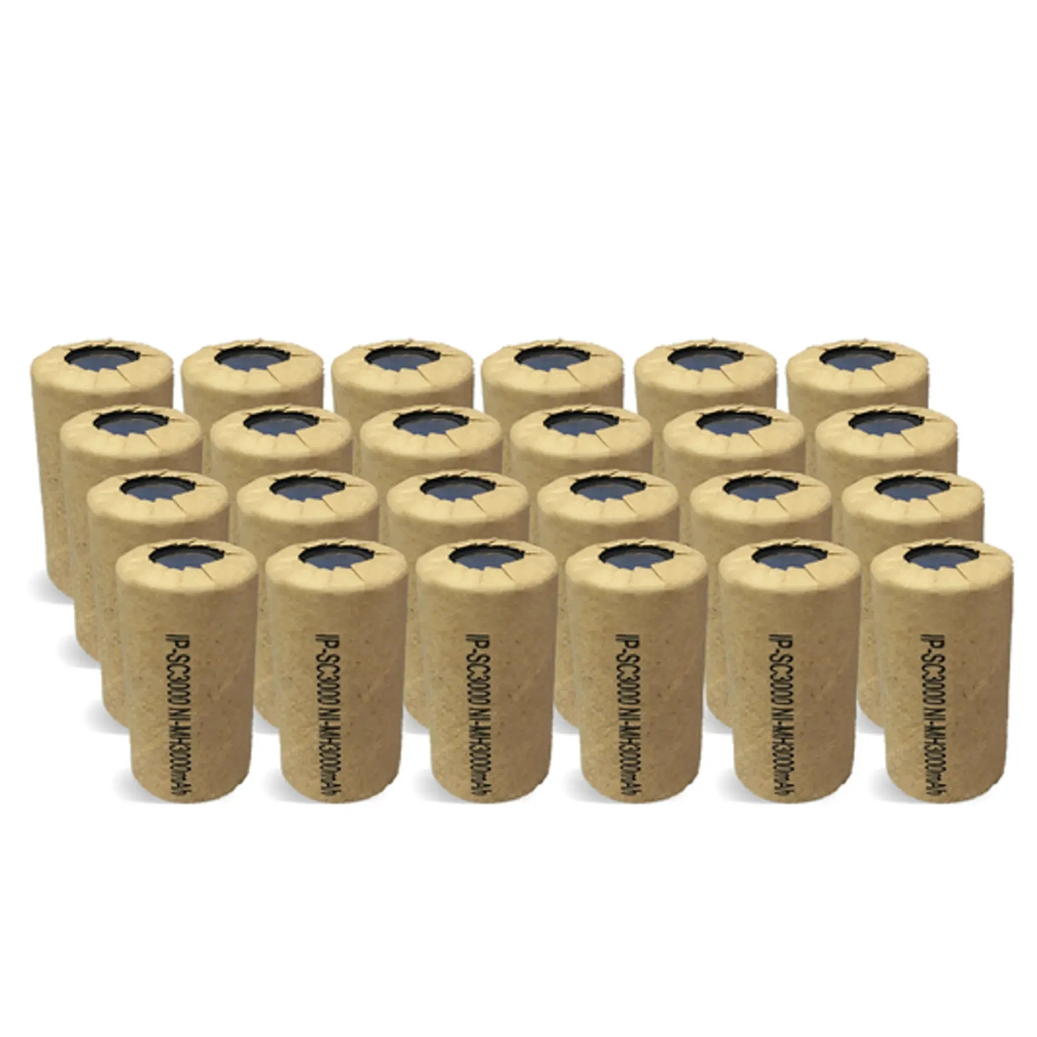High Capacity Sub C Ni-Mh 3000mAh Flat Top Battery 4-Pack IP Power