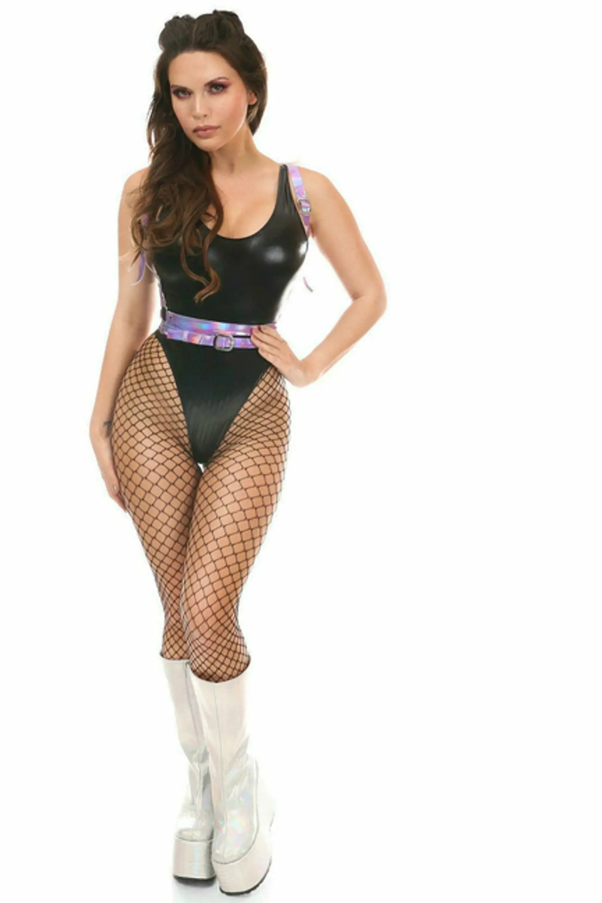Holo Body Harness With Wings Daisy Corsets