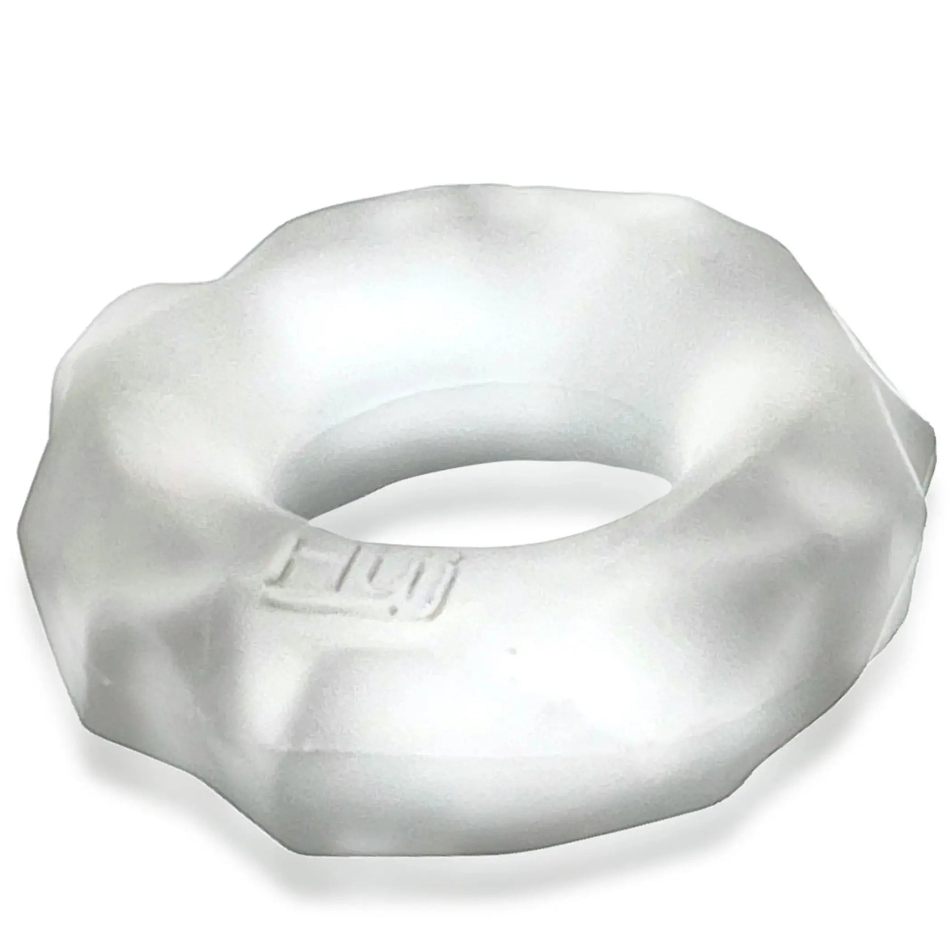 Hunkyjunk Fractal Cock Ring Clear Ice OXBALLS