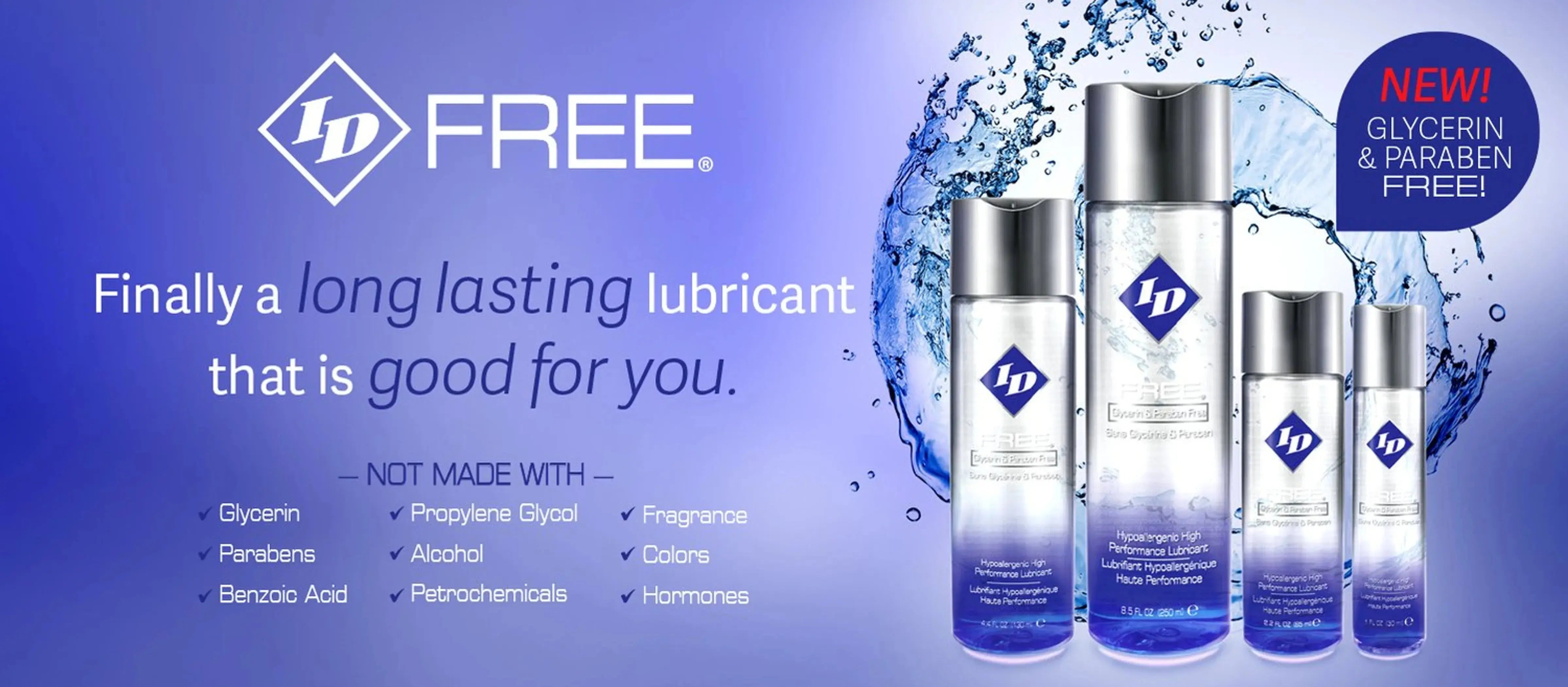 ID Free Water-Based Personal Lubricant 2.2 oz ID Lube