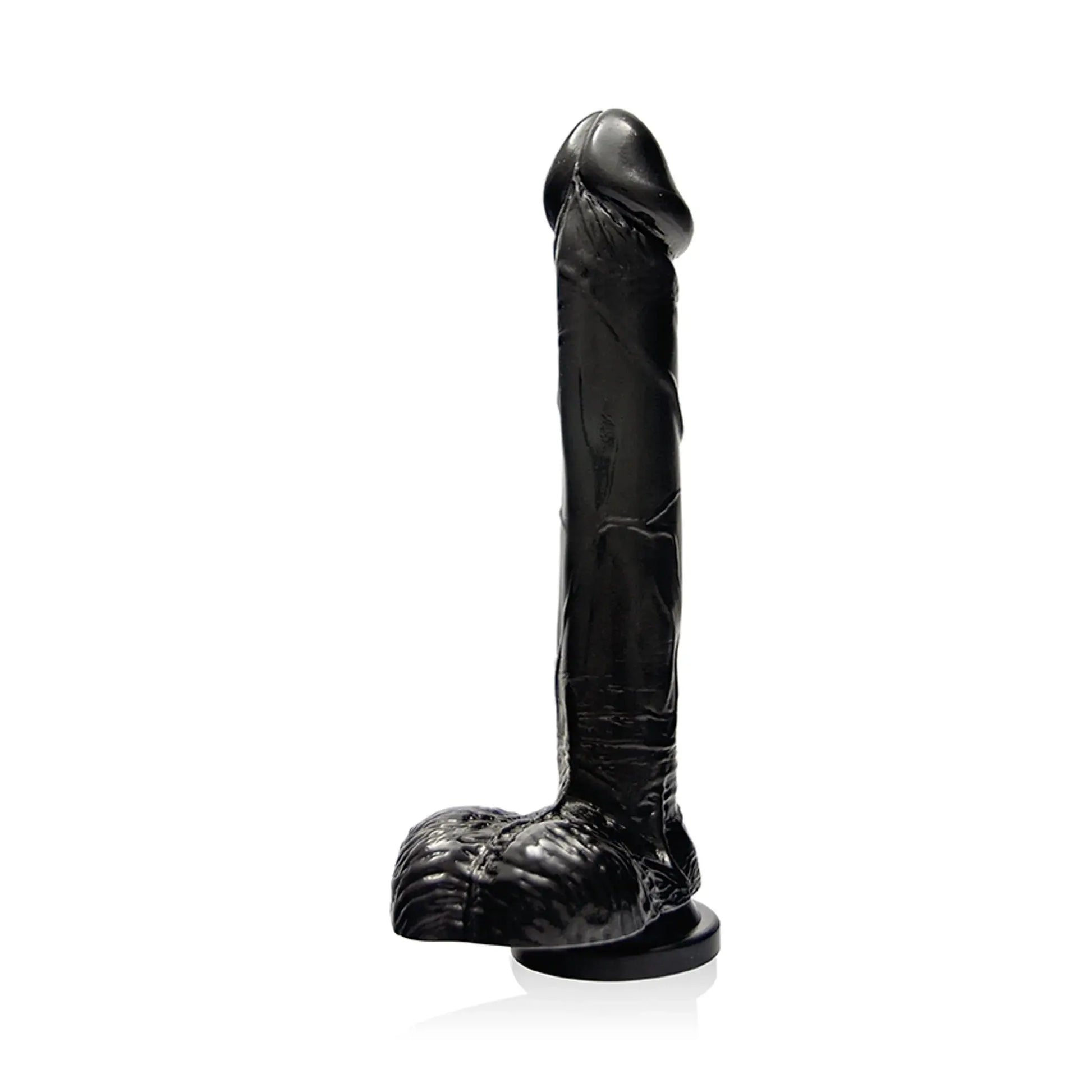 IGNITE COCK W/BALLS 9 BLACK " SI Novelties