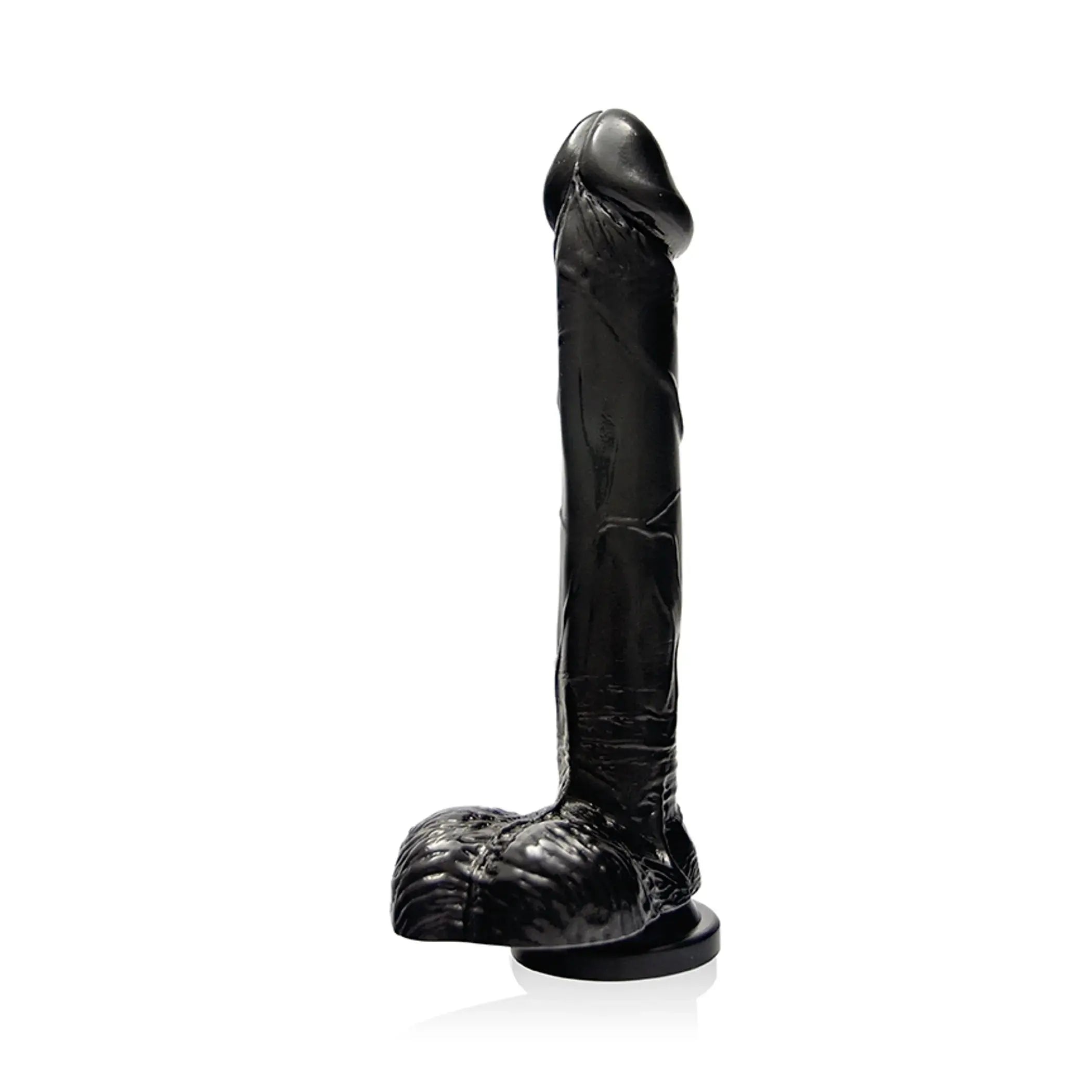 IGNITE COCK W/BALLS 9 BLACK " SI Novelties