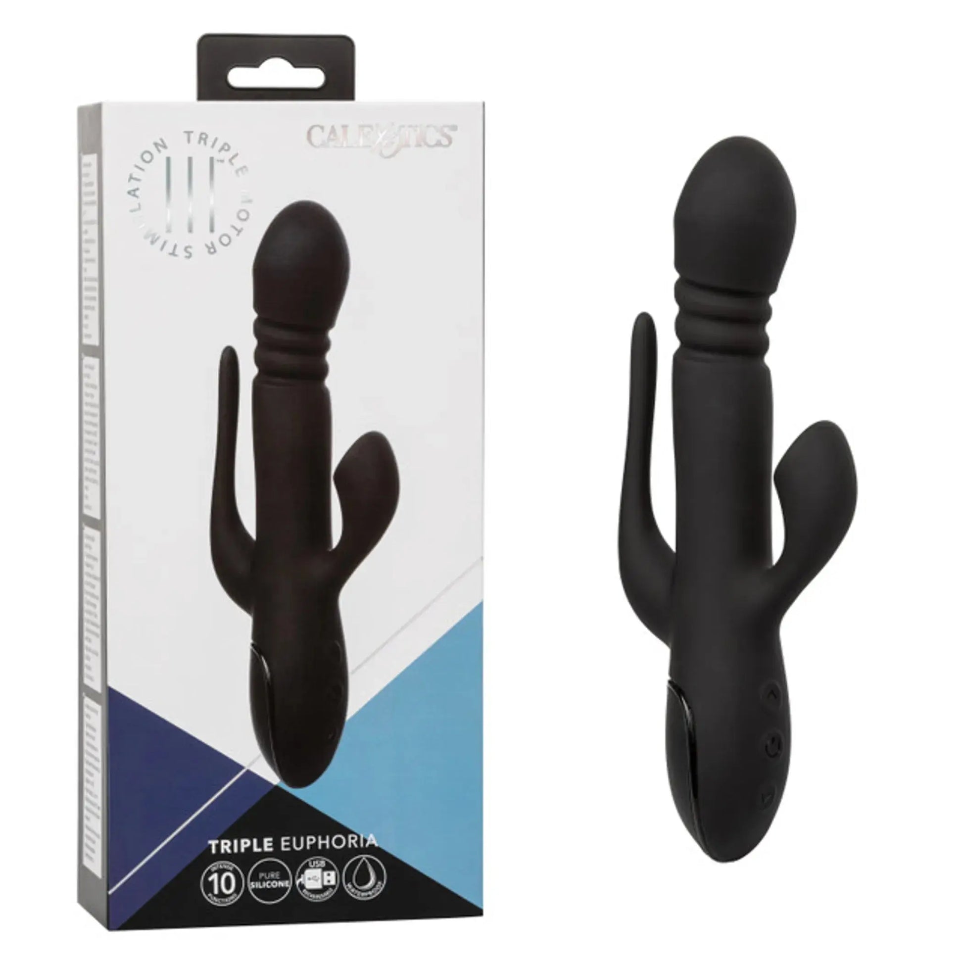 III Triple Euphoria Rabbit Vibrator California Exotic Novelties