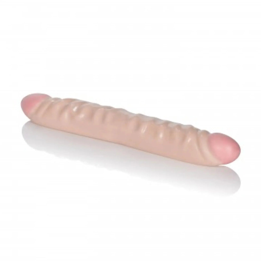 IVORY DUO-12IN DOUBLE DONG VEINED California Exotic Novelties