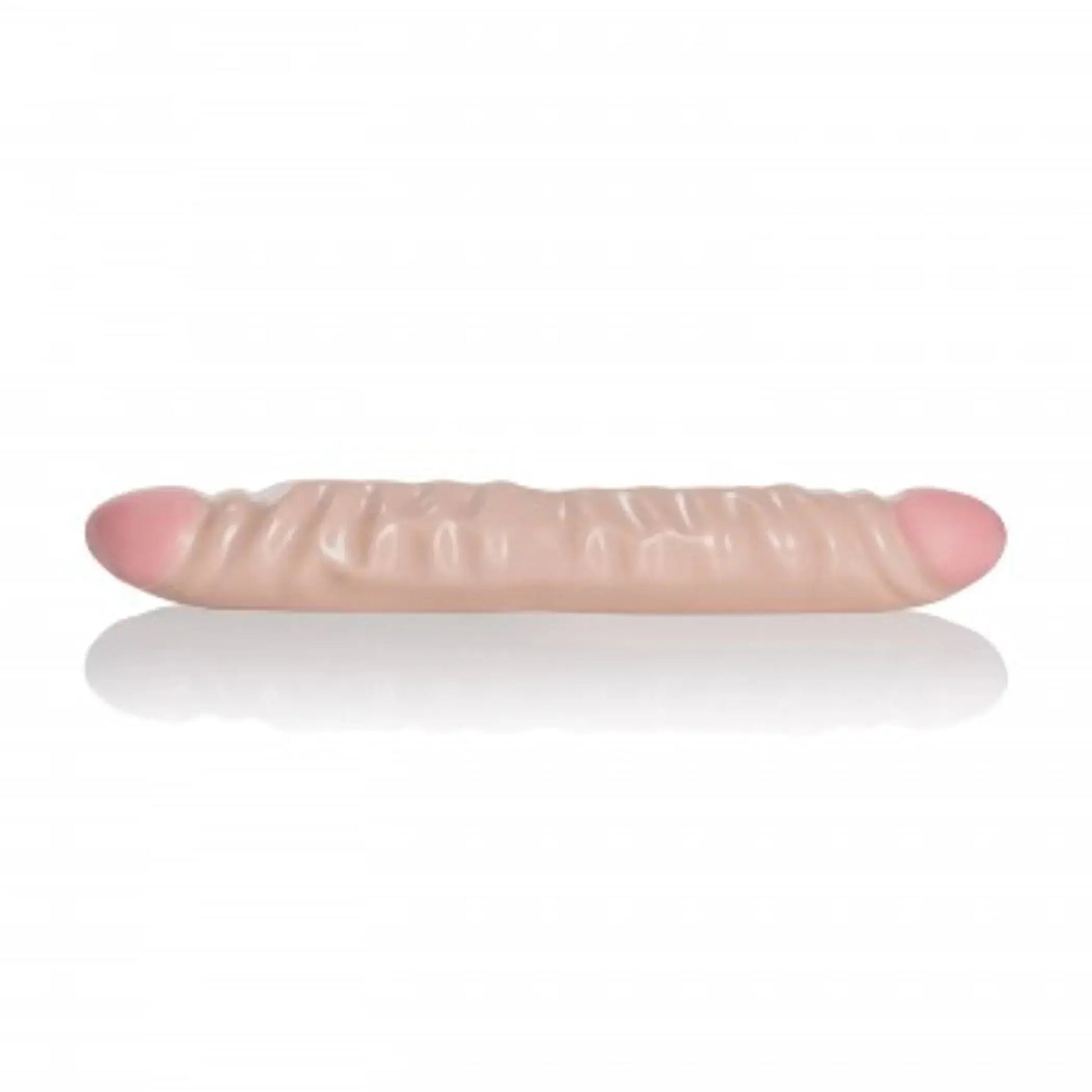 IVORY DUO-12IN DOUBLE DONG VEINED California Exotic Novelties