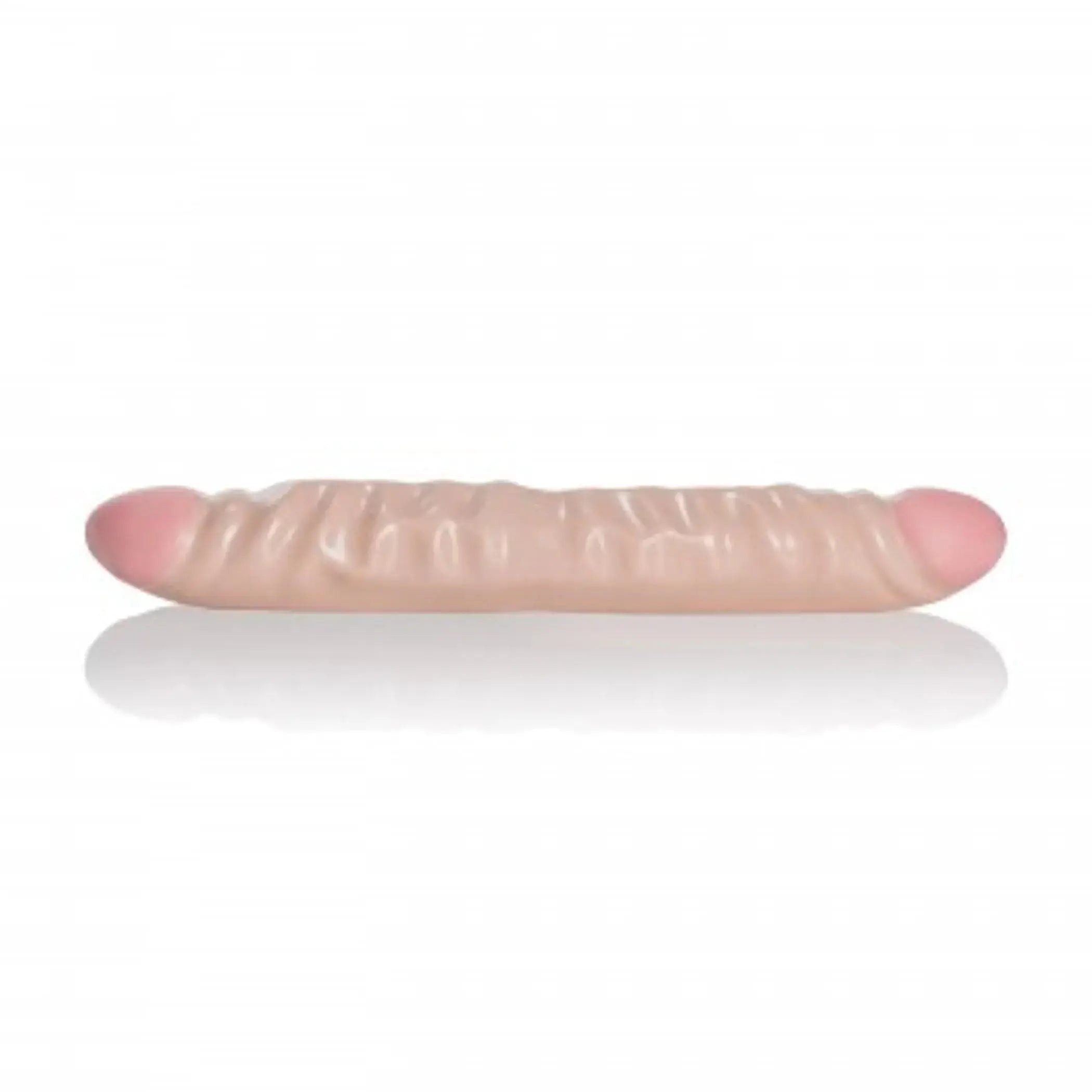 IVORY DUO-12IN DOUBLE DONG VEINED California Exotic Novelties