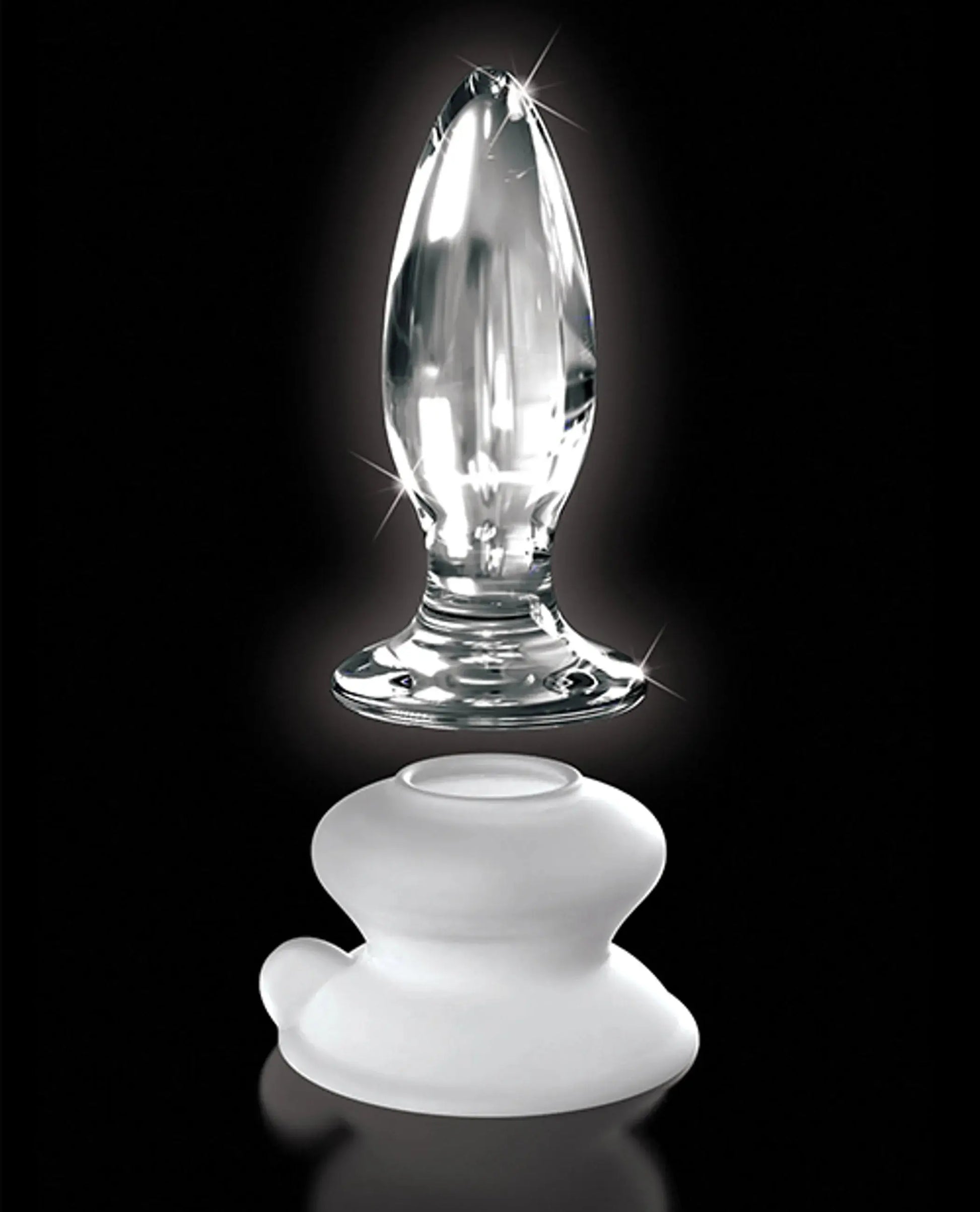 Icicles No. 91 Glass Plug with Suction Base Pipedream Products