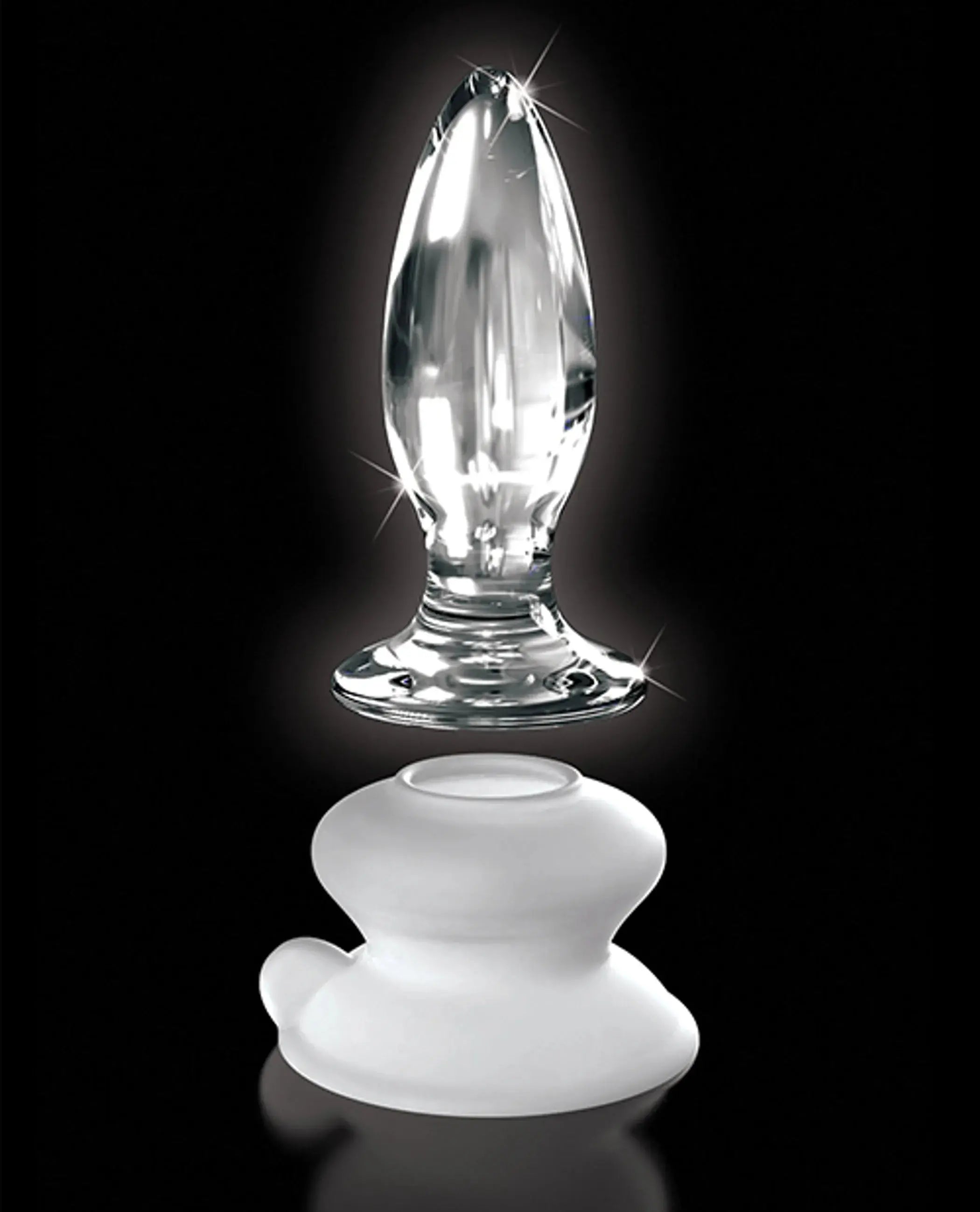 Icicles No. 91 Glass Plug with Suction Base Pipedream Products